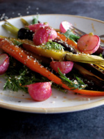 Honey Turmeric Roasted Carrots & Radishes