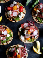 Steak Tacos with Arugula Pesto