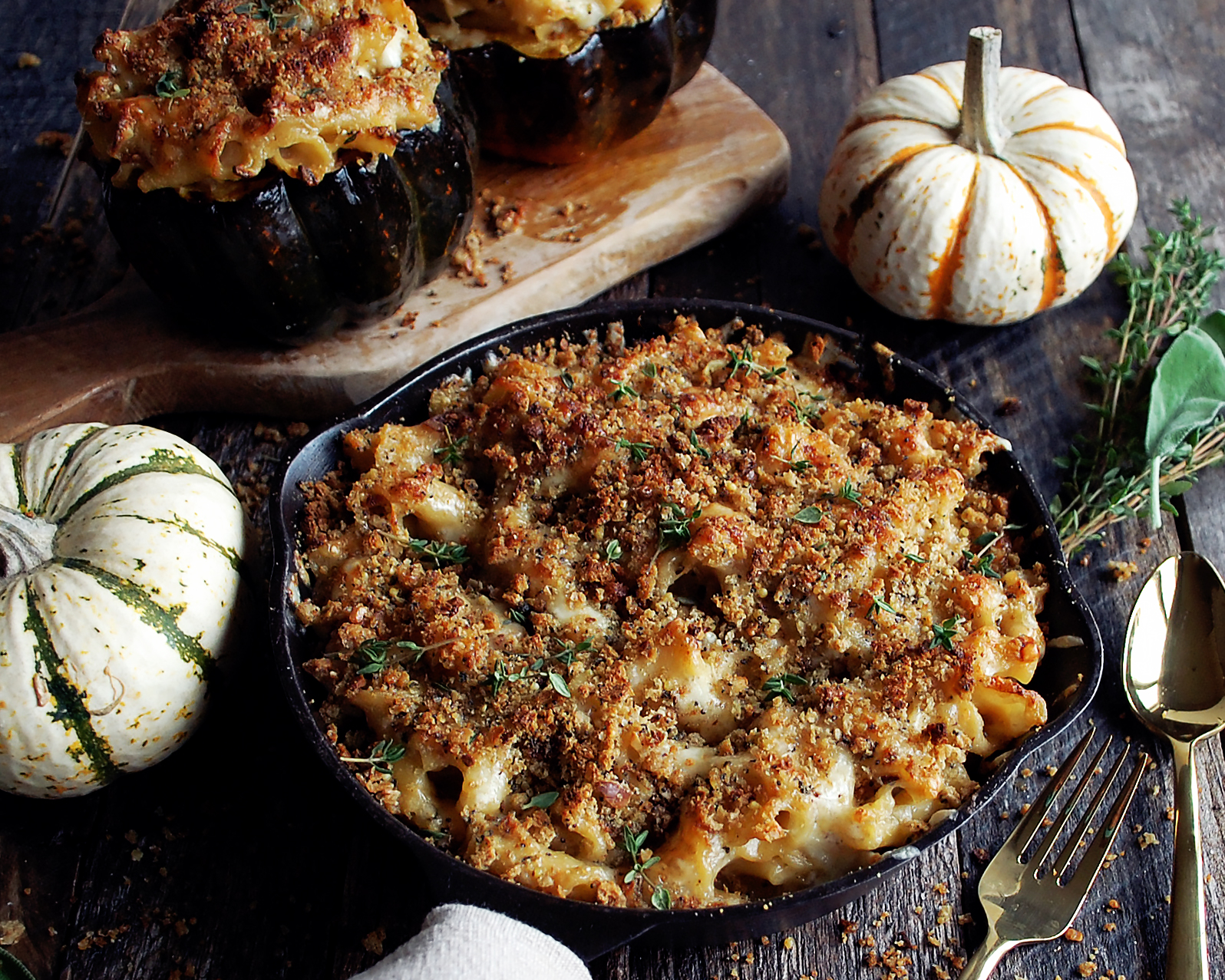 Baked Squash Mac & Cheese