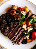 Peppercorn Crusted Rib Eyes