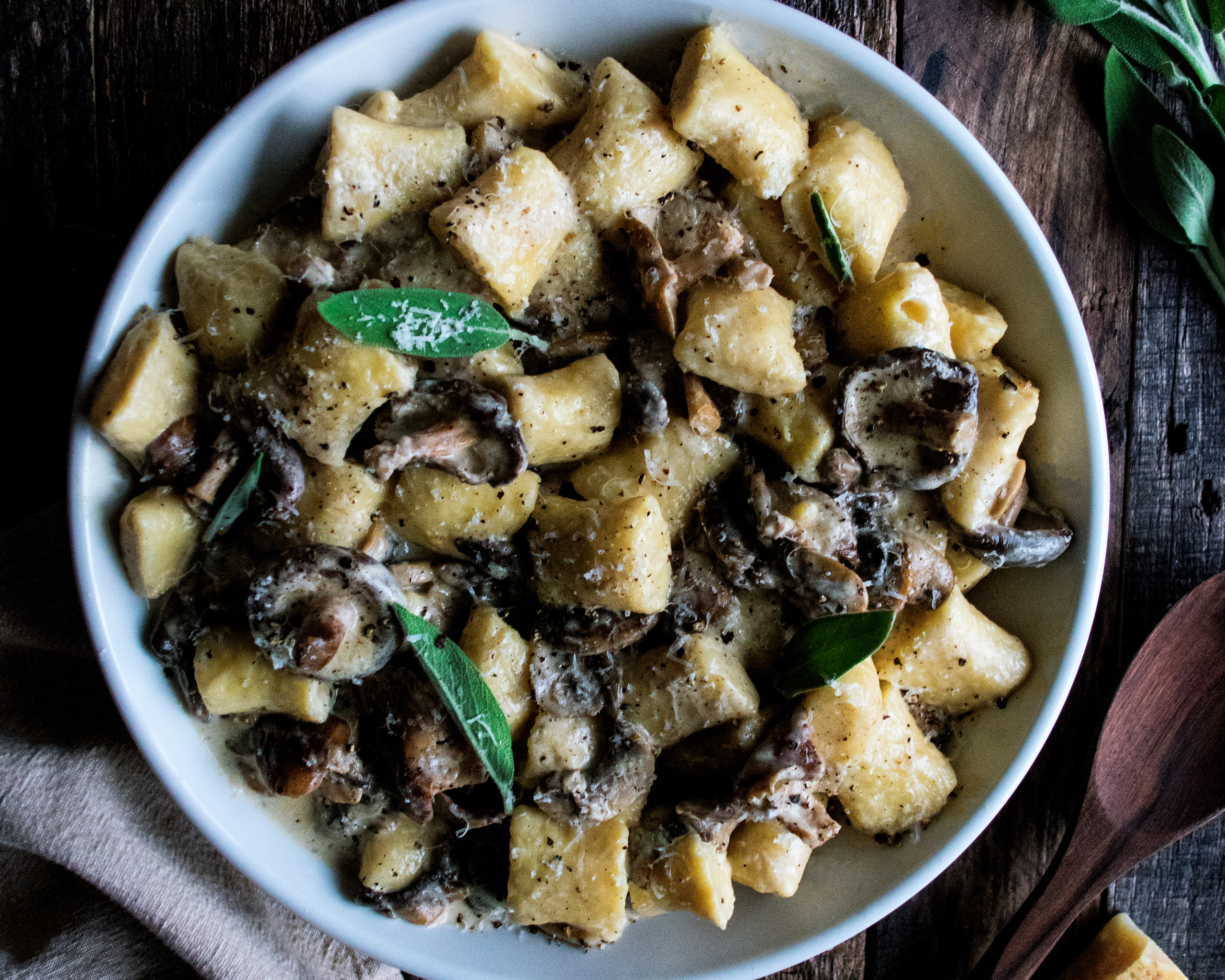 Creamy Mushroom Gnocchi