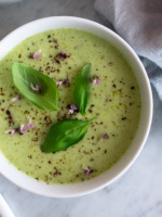 Honeydew Basil Gazpacho