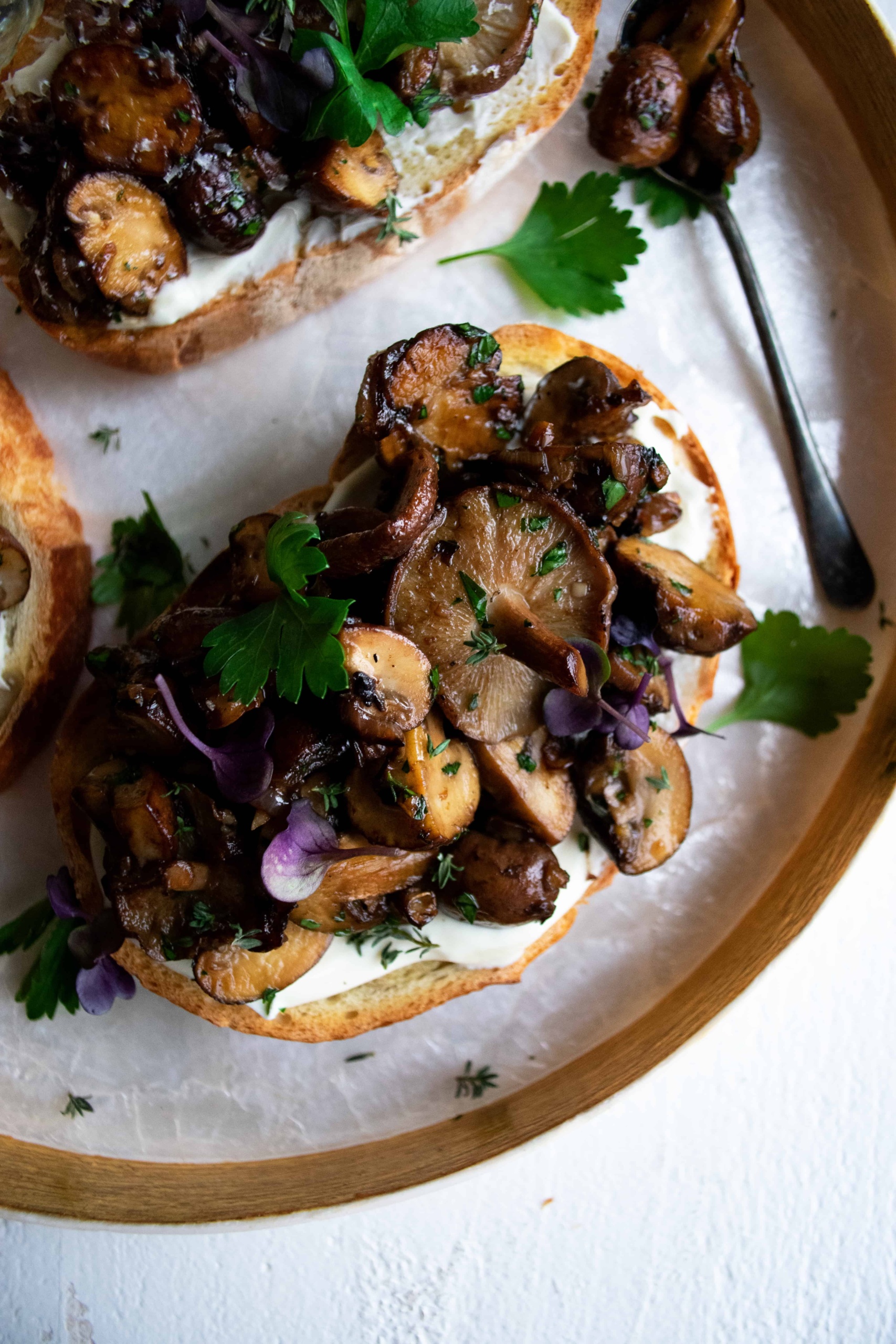 Simple Mushroom Toast