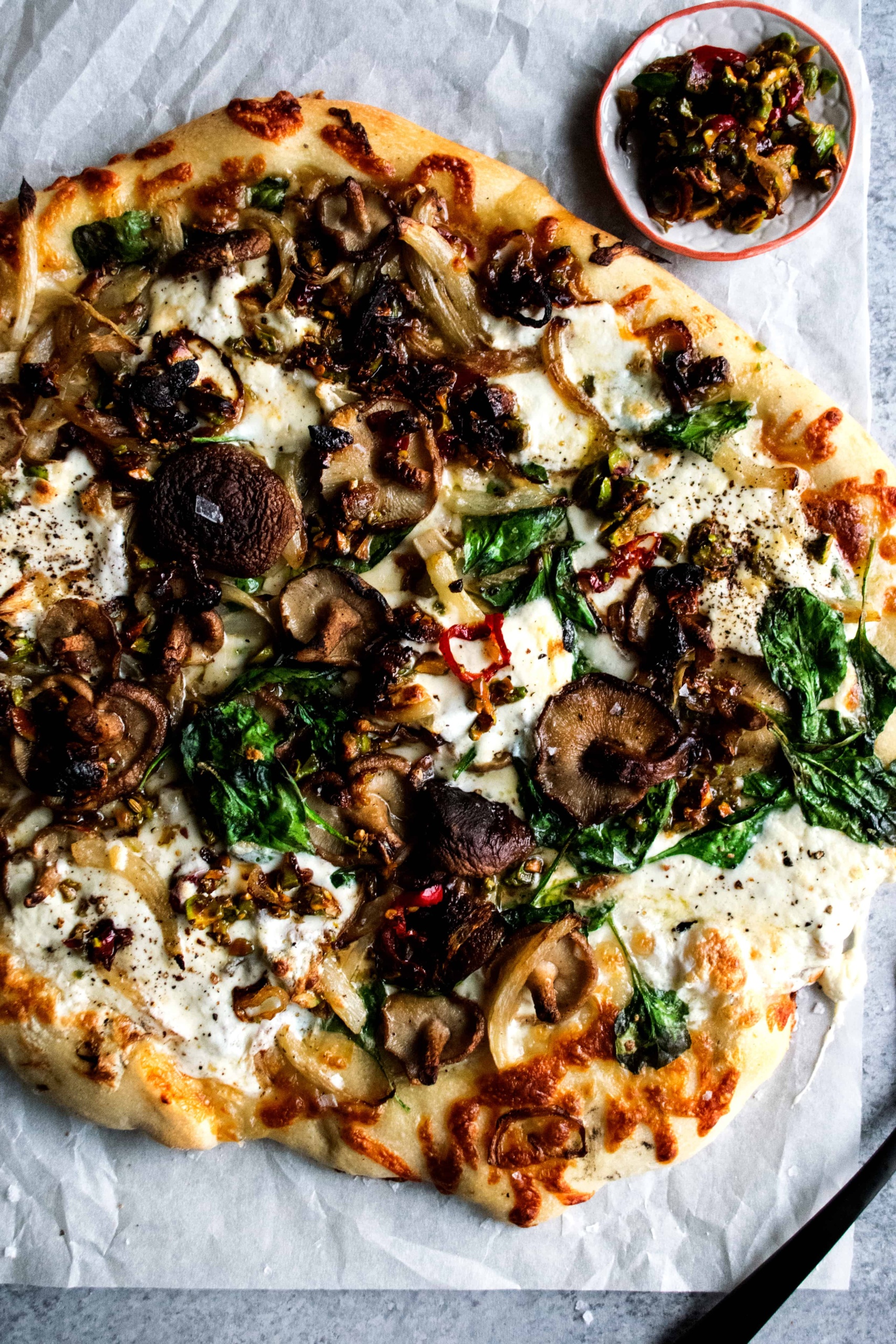 Winter Burrata Pizza
