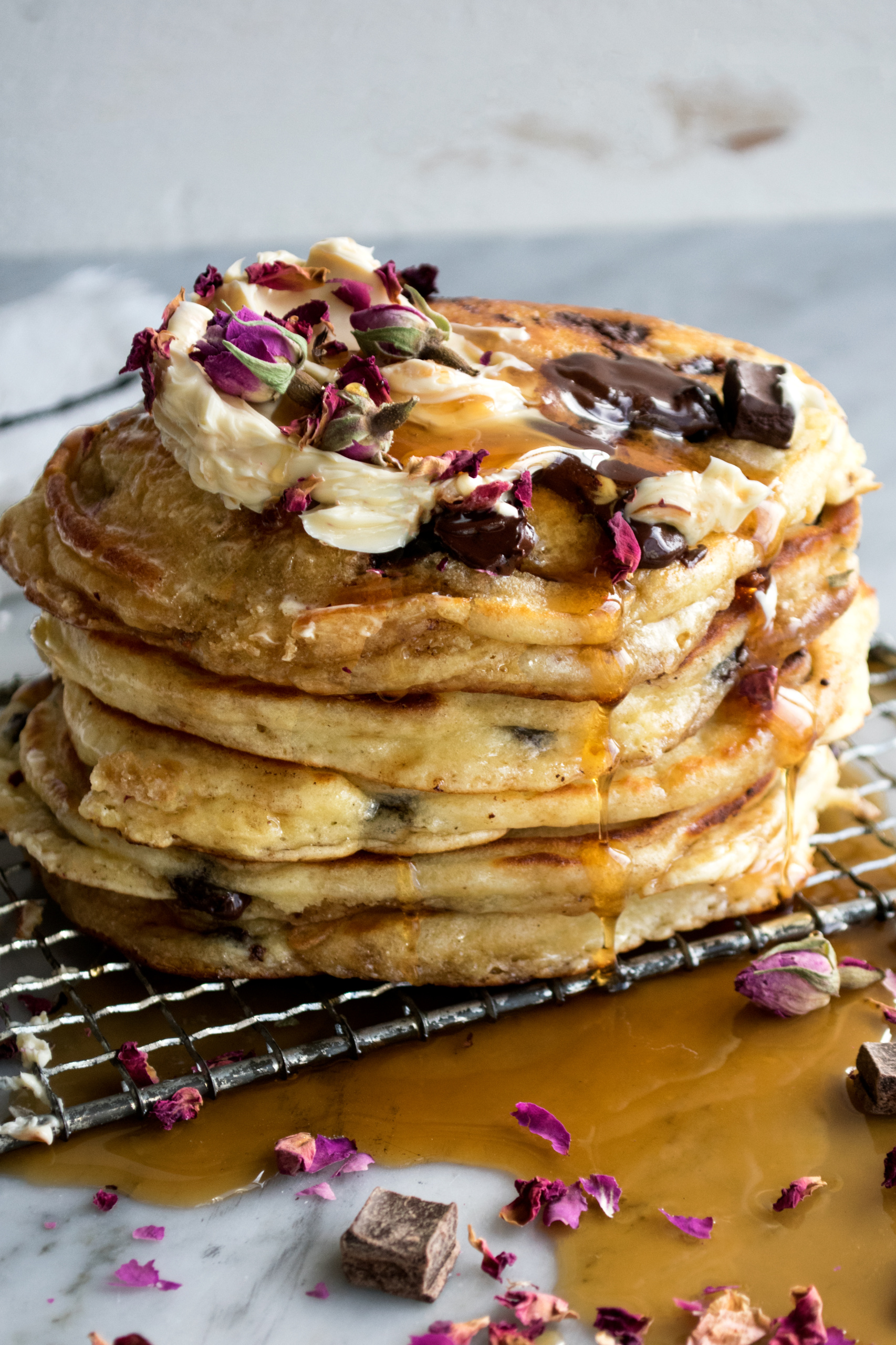 Chocolate Ricotta Pancakes