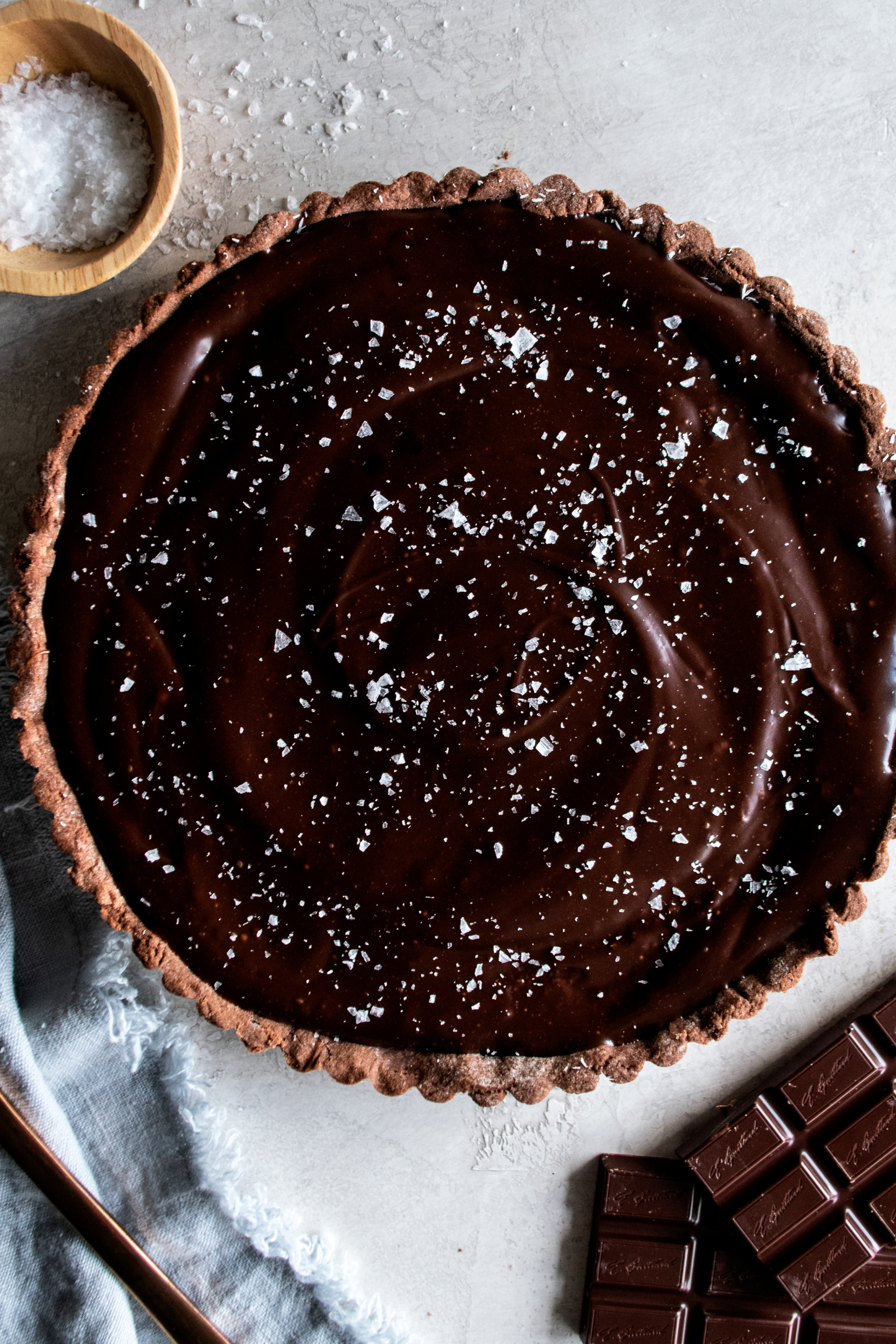 Chocolate Coconut Tart