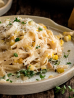 Creamy Corn Fettuccine