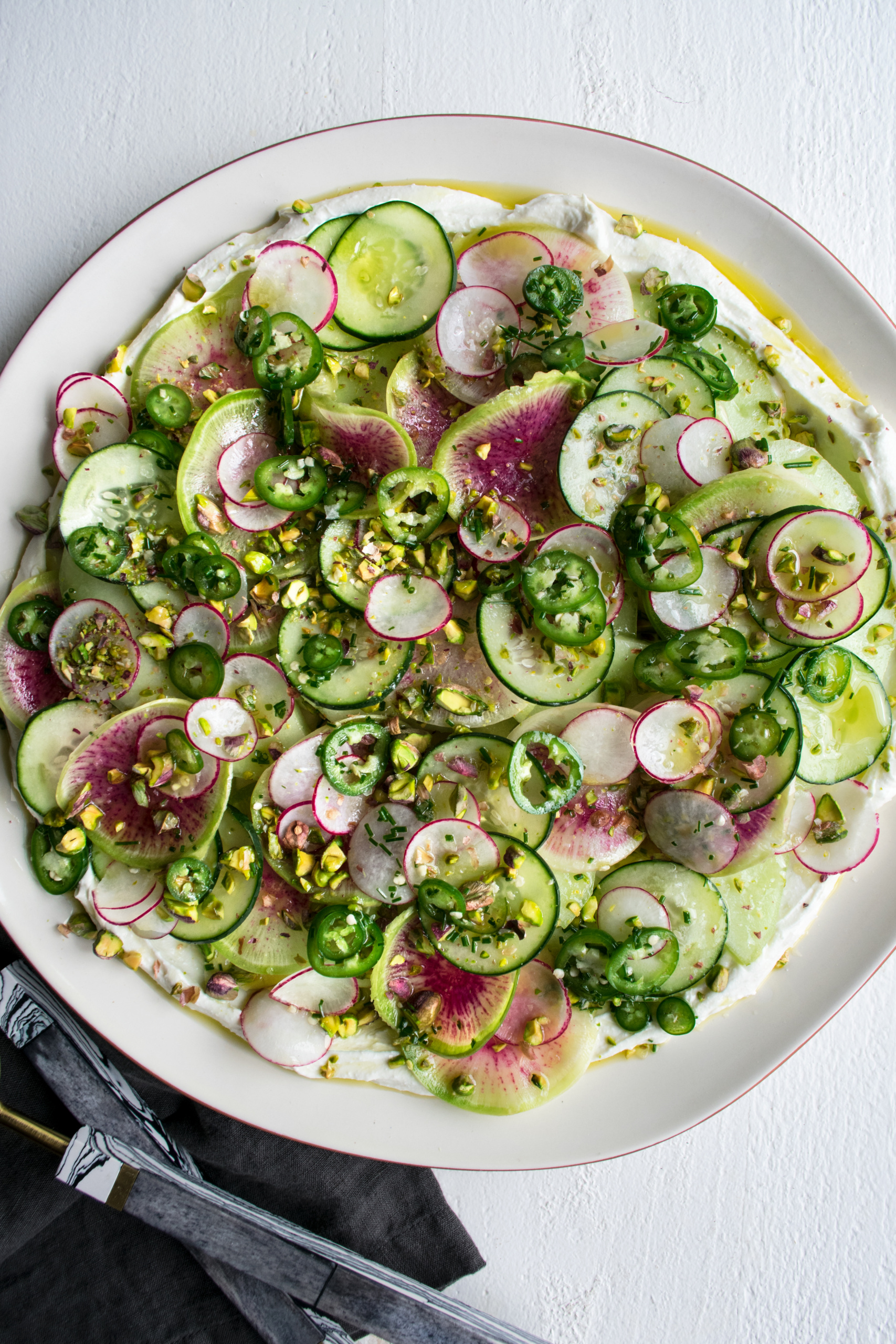 Cucumber Melon Radish Salad