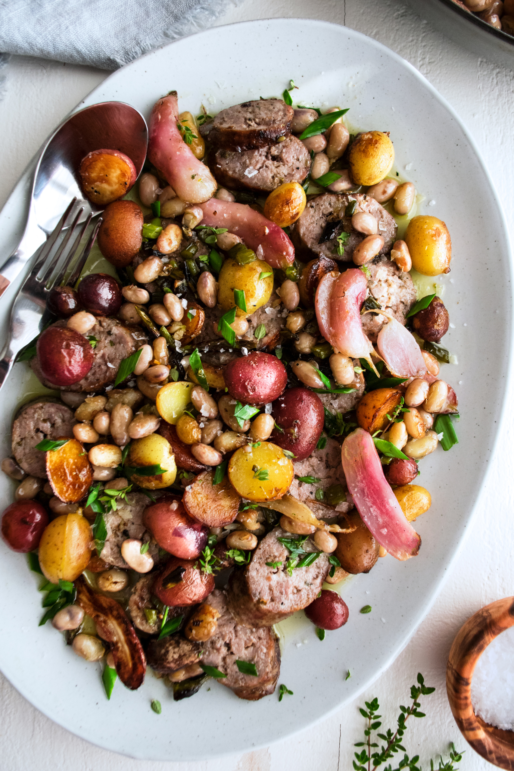 Farmers Market Sausage & Beans