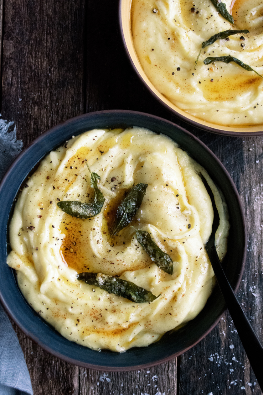 Brown Butter Whipped Potatoes