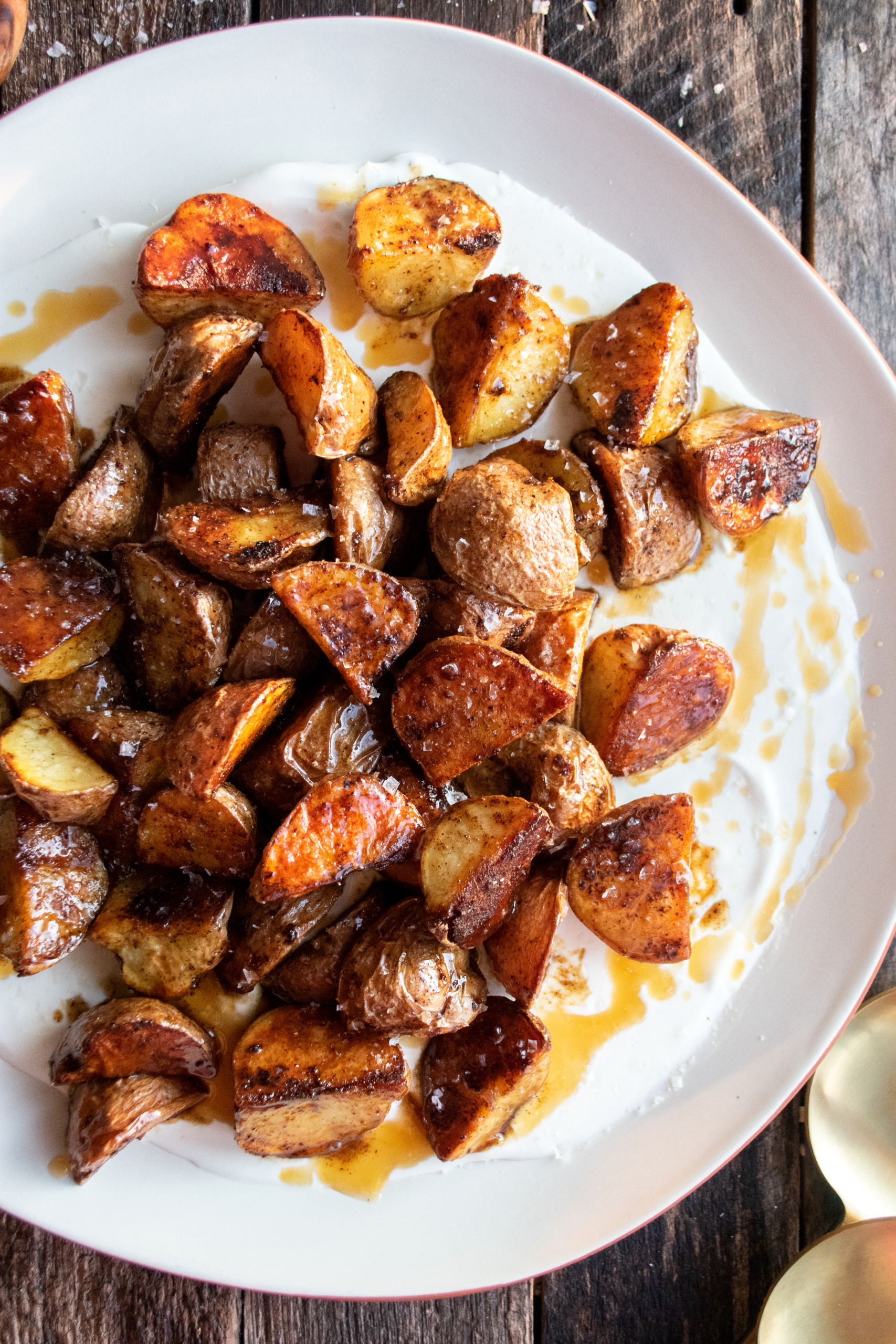 Vinegar Glazed Roasted Potatoes
