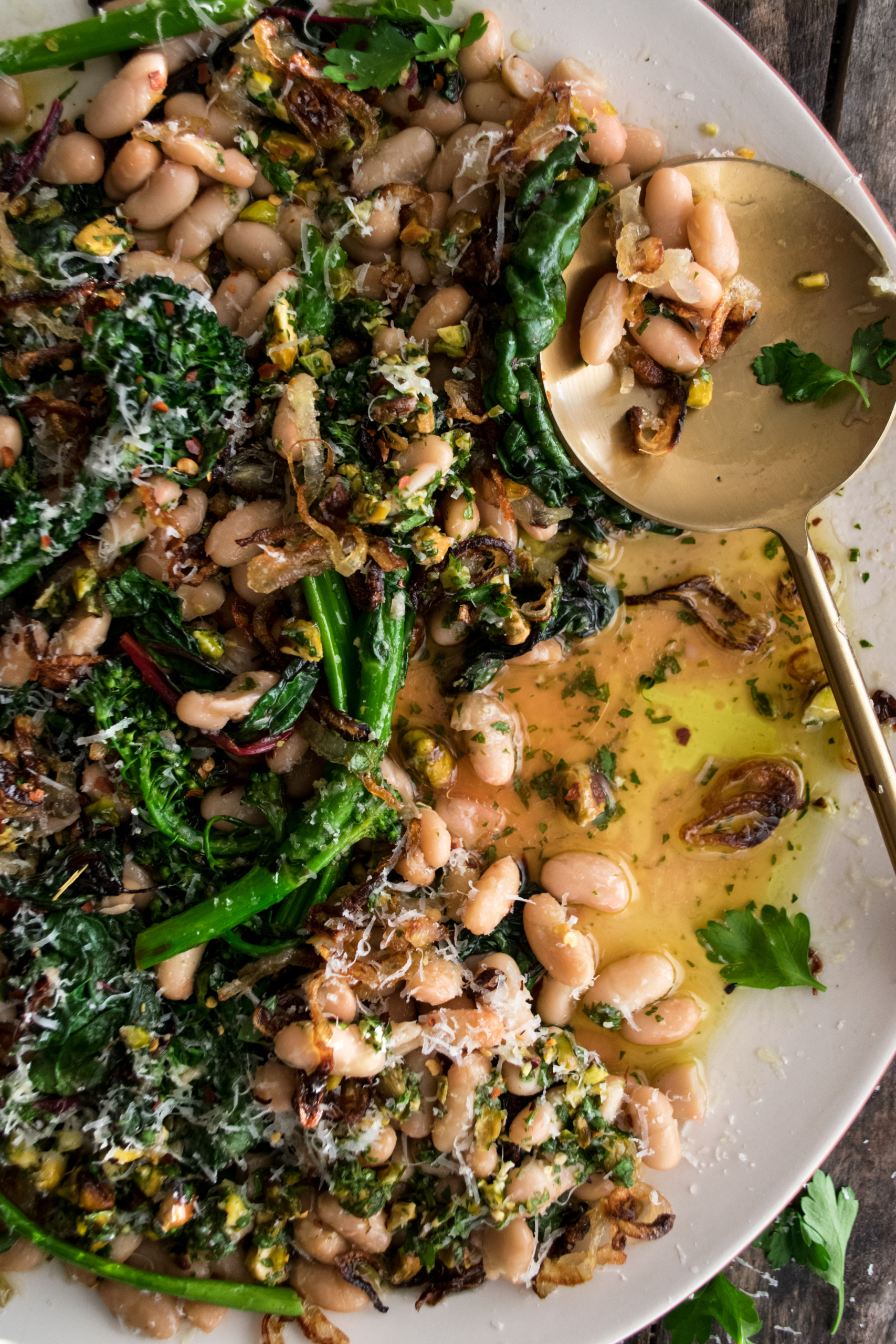 Broccolini with Crispy Shallots