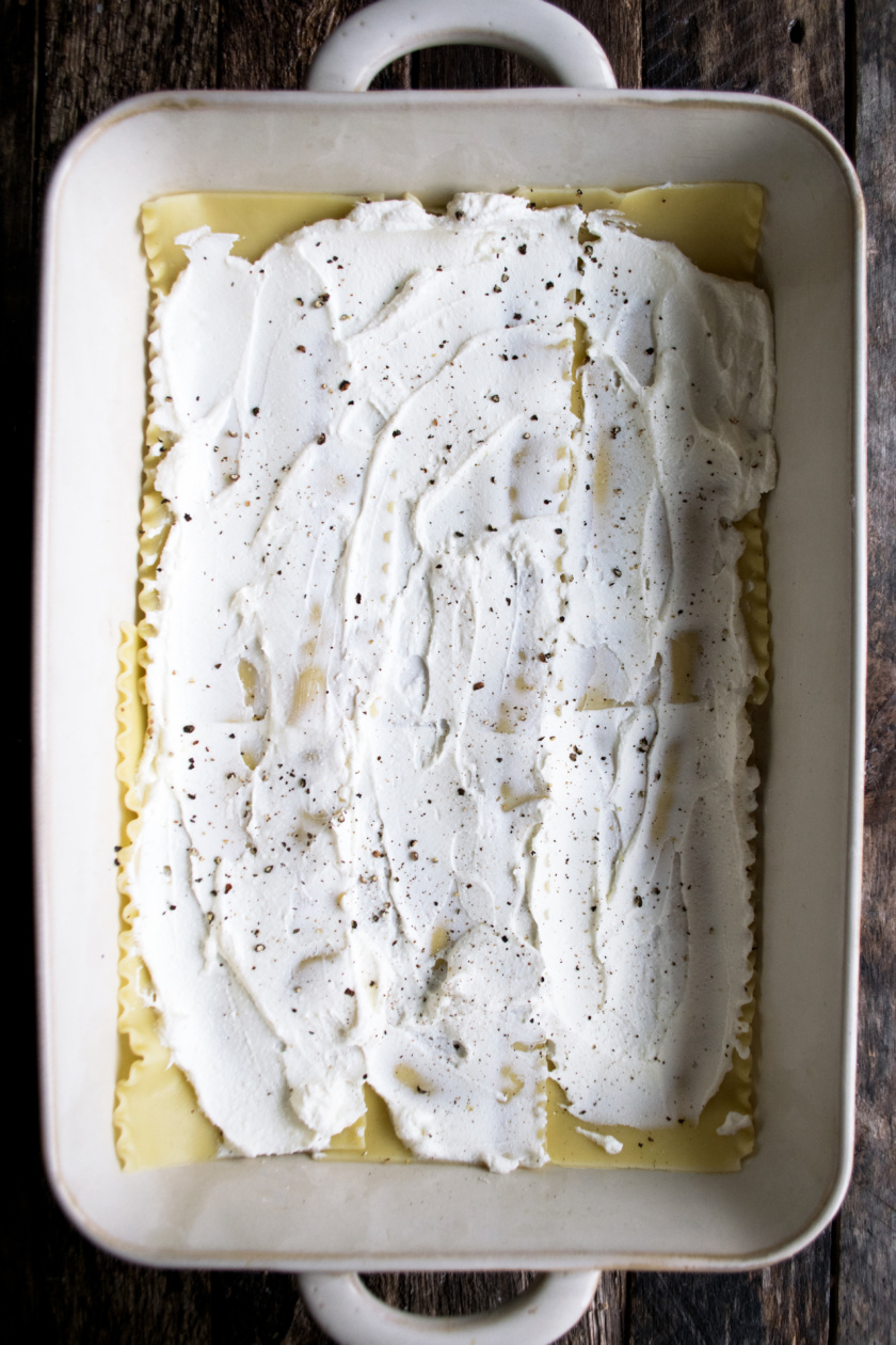 Christmas Burrata & Pesto Lasagna