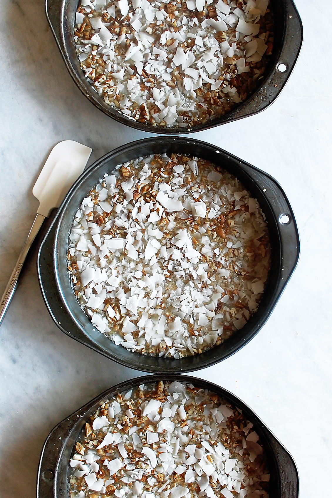 Coconut Praline Carrot Cake