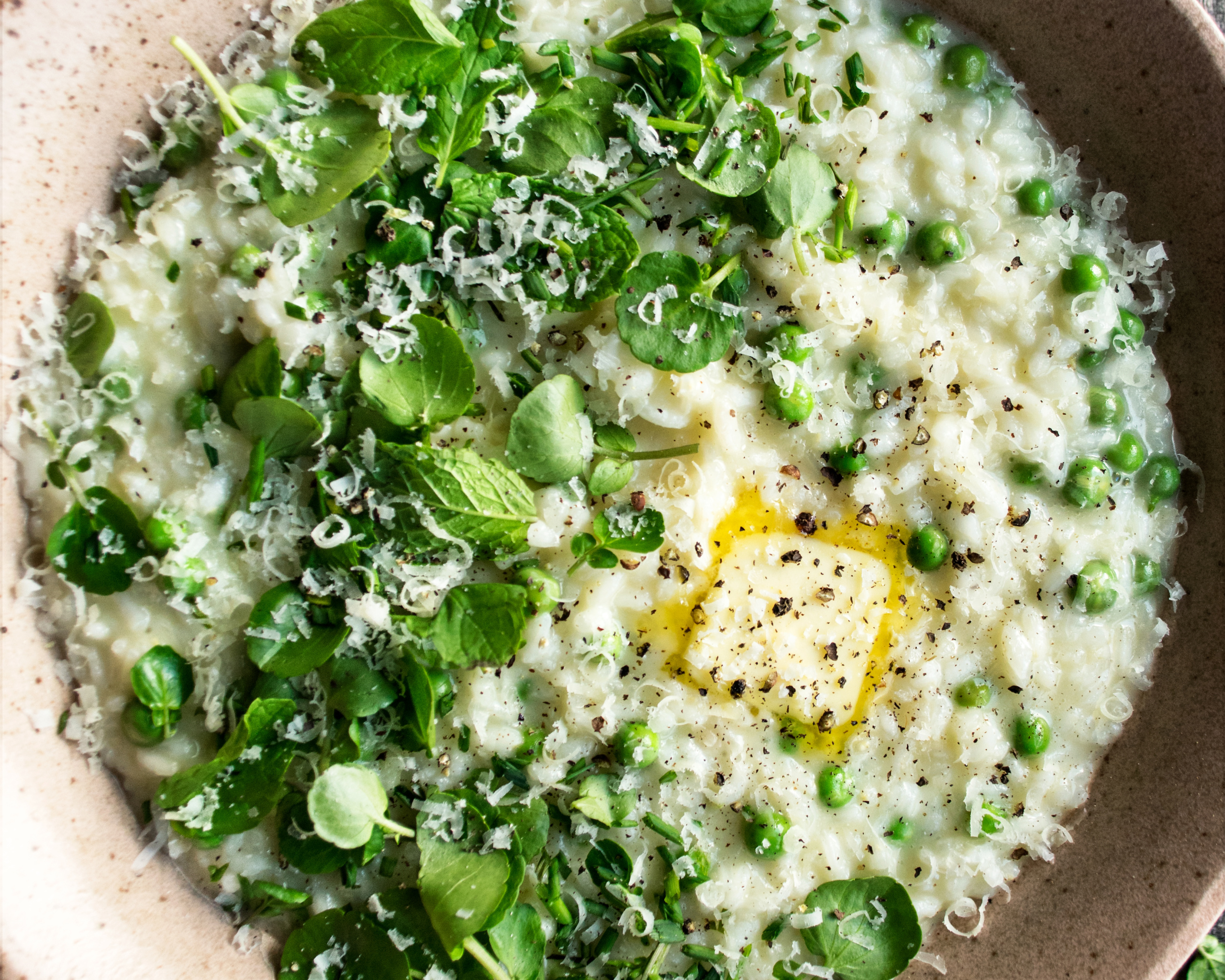 Spring Pea Risotto