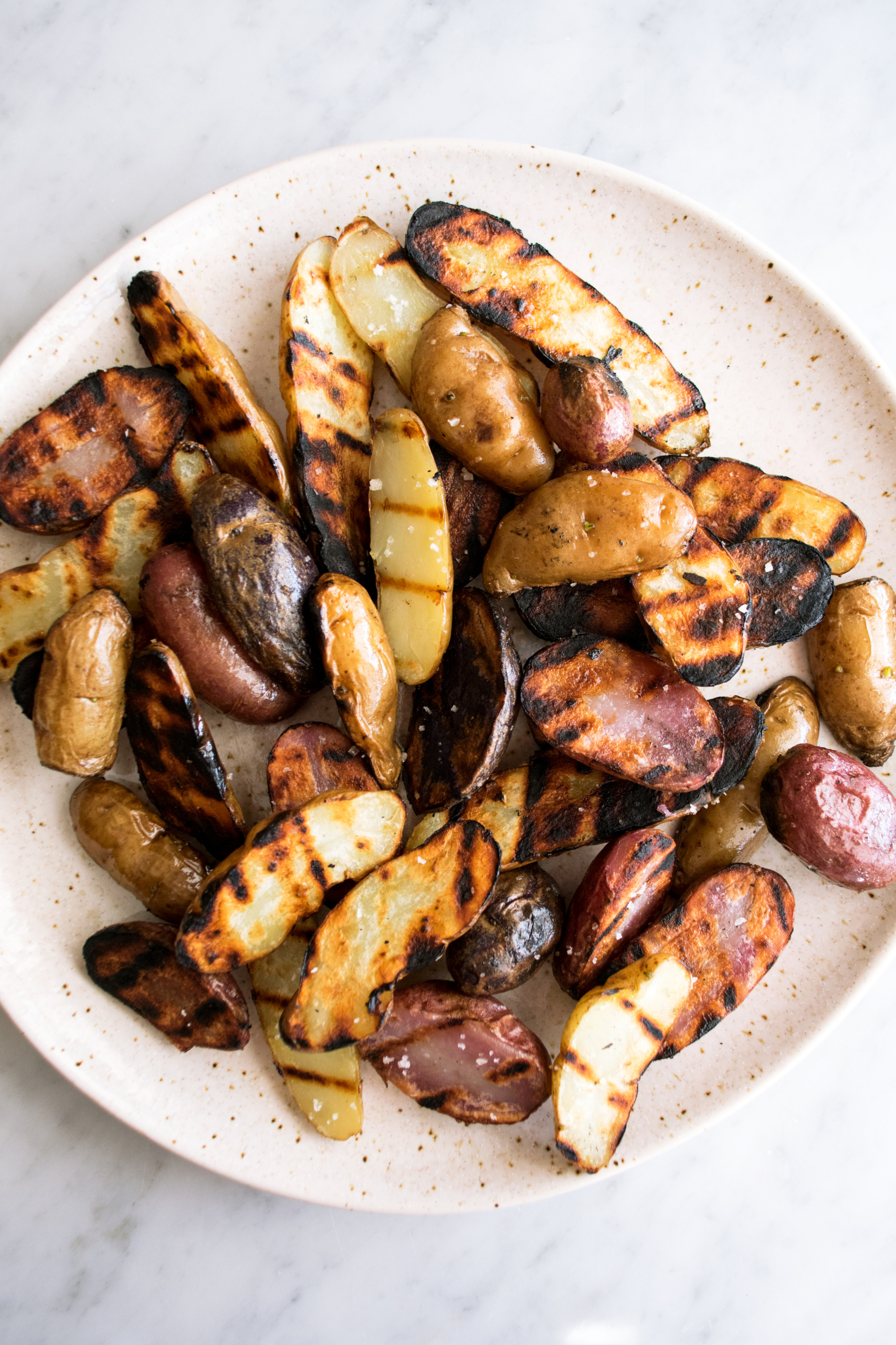 grilled potatoes