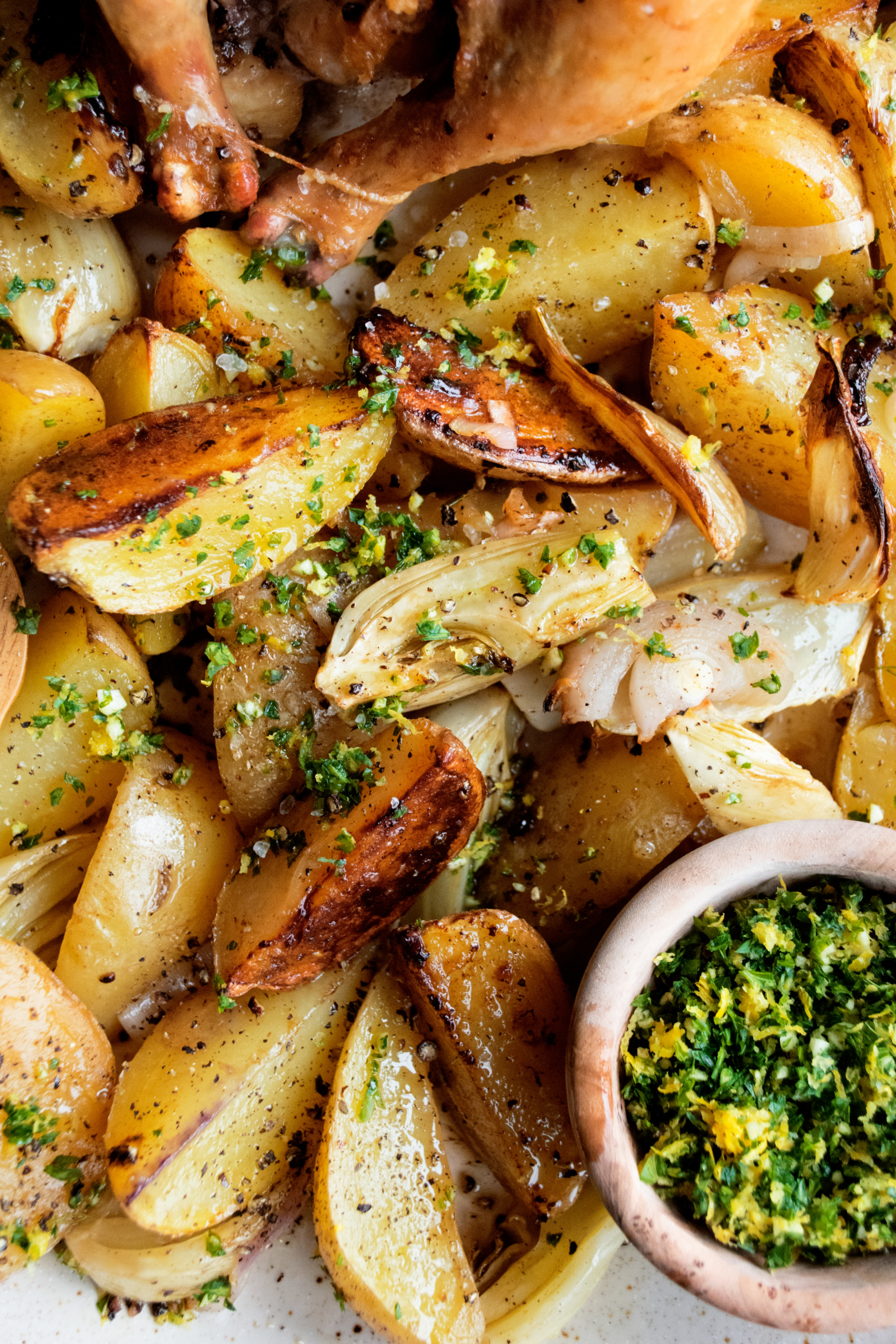Salt & Pepper Roast Chicken Dinner