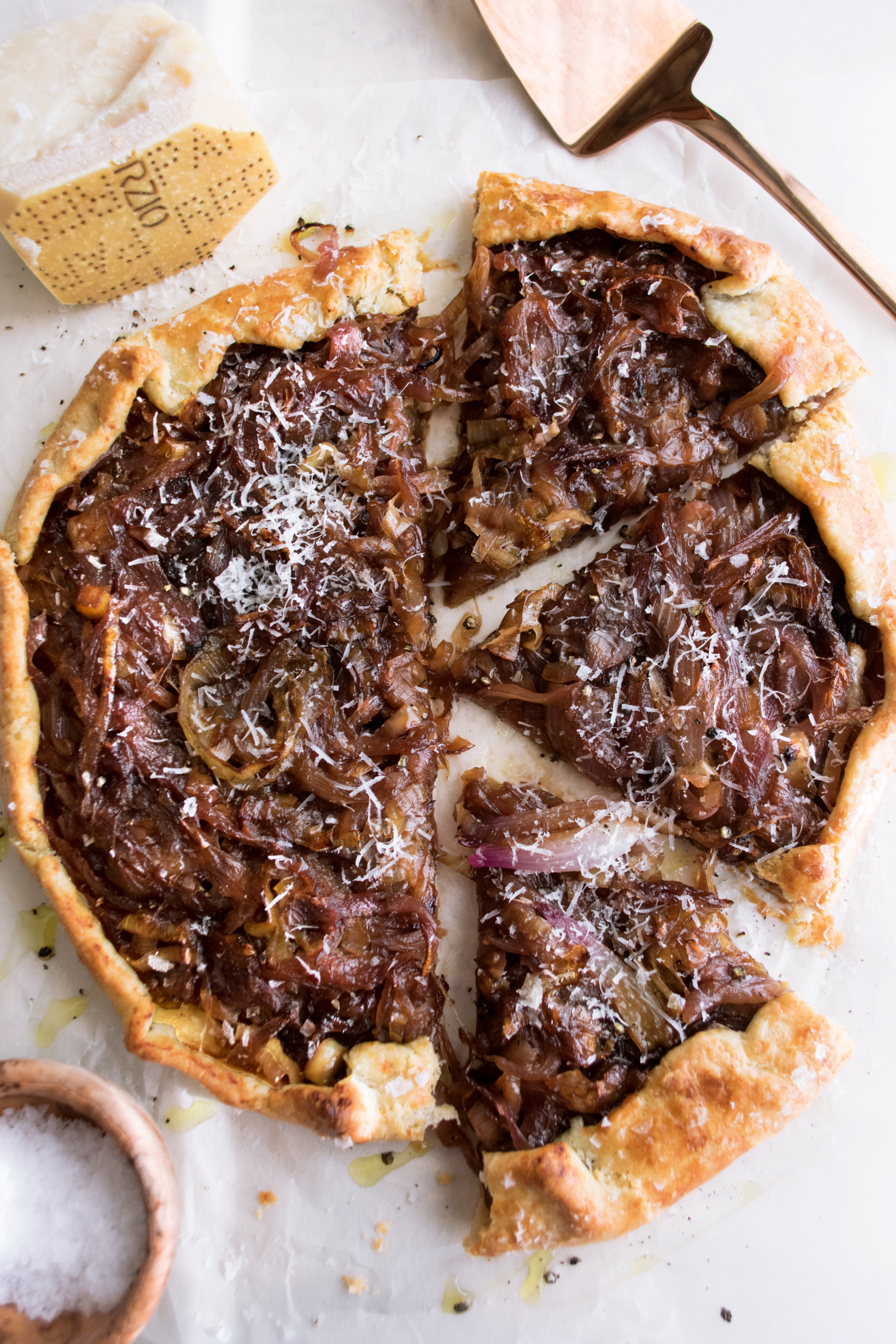 Parmesan & Caramelized Onion Crostata