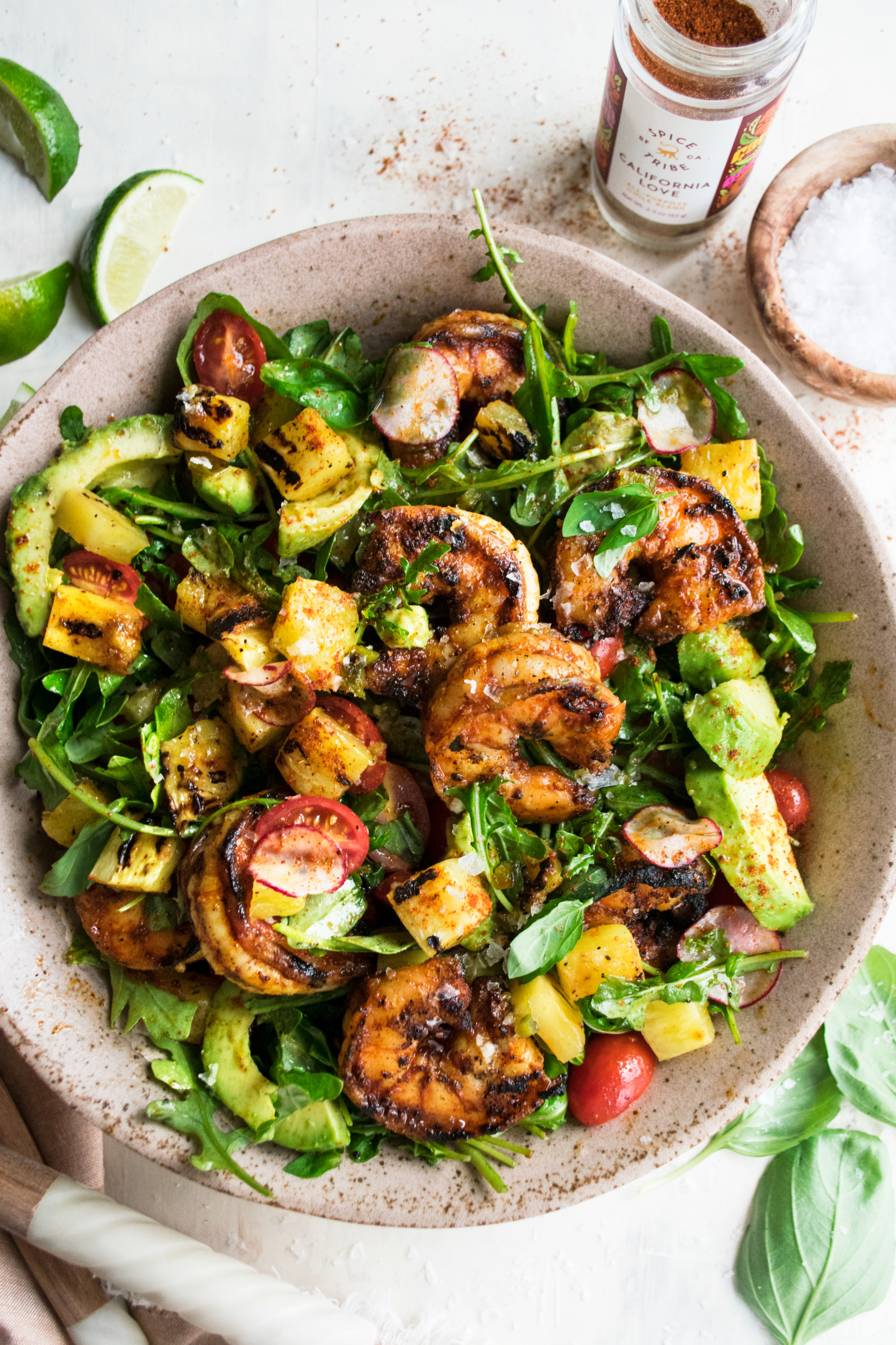Spicy Grilled Shrimp Salad