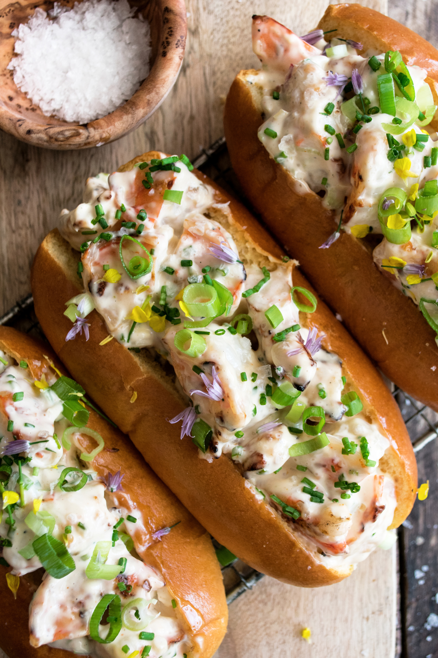 Grilled Shrimp Rolls