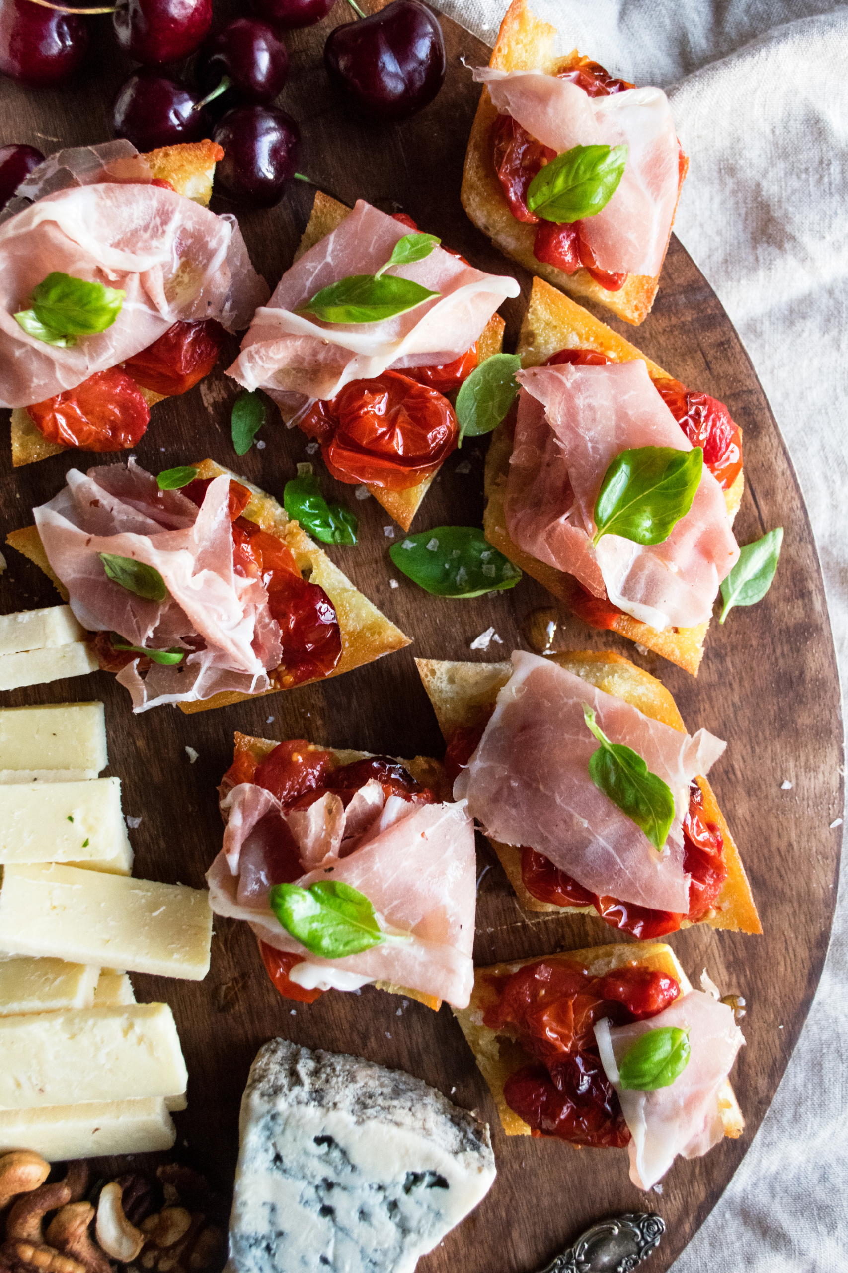 Summer Cheese & Charcuterie Picnic Board