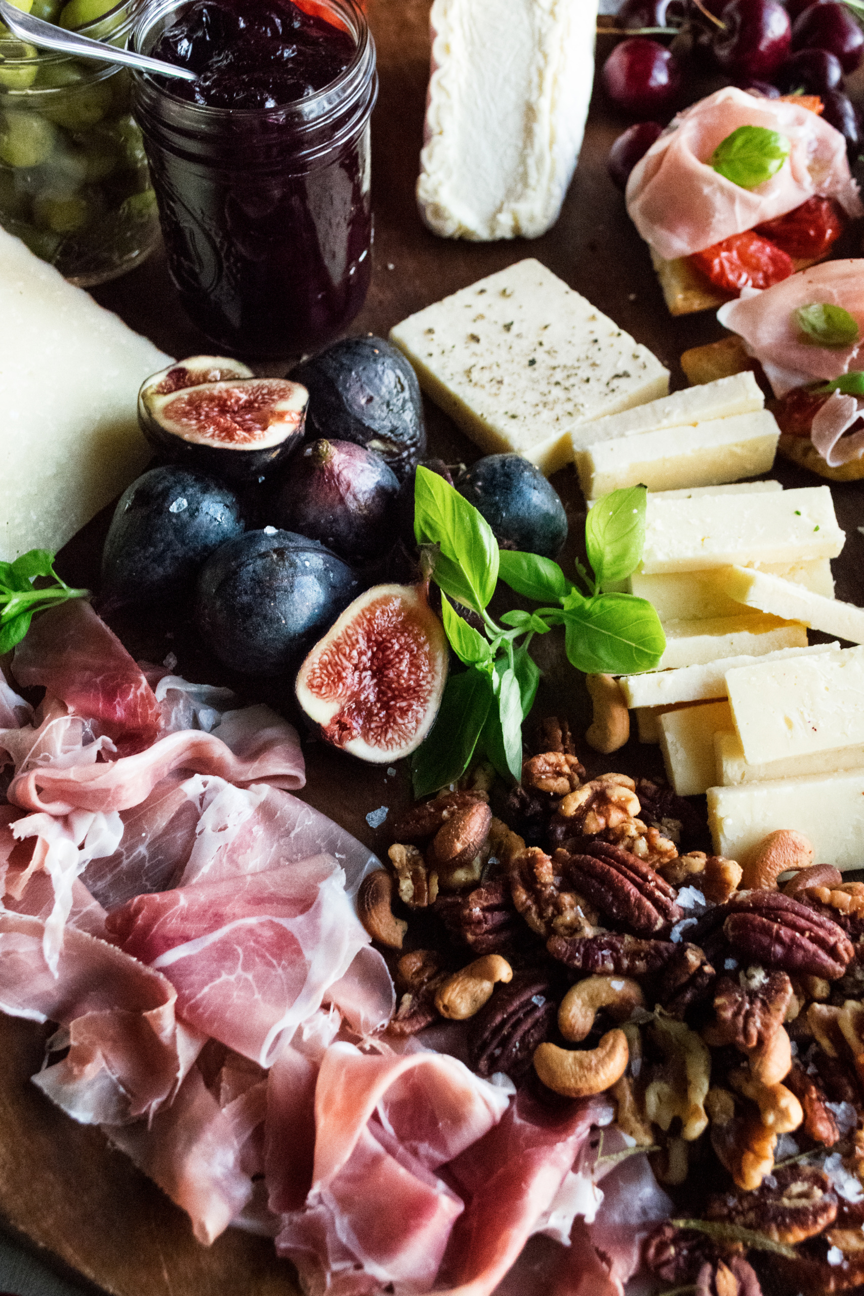 Summer Cheese & Charcuterie Picnic Board