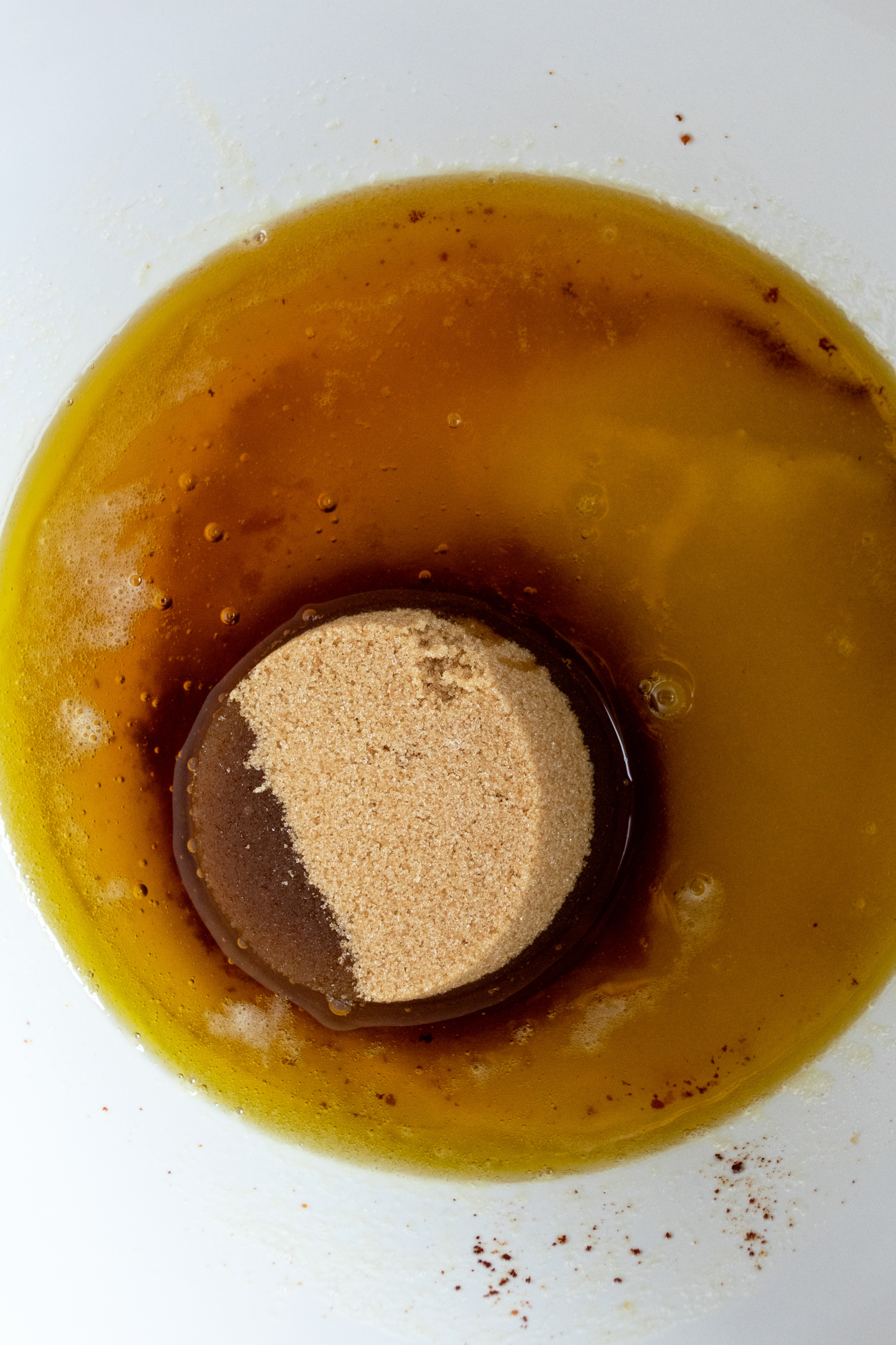 brown butter & sugar mixture