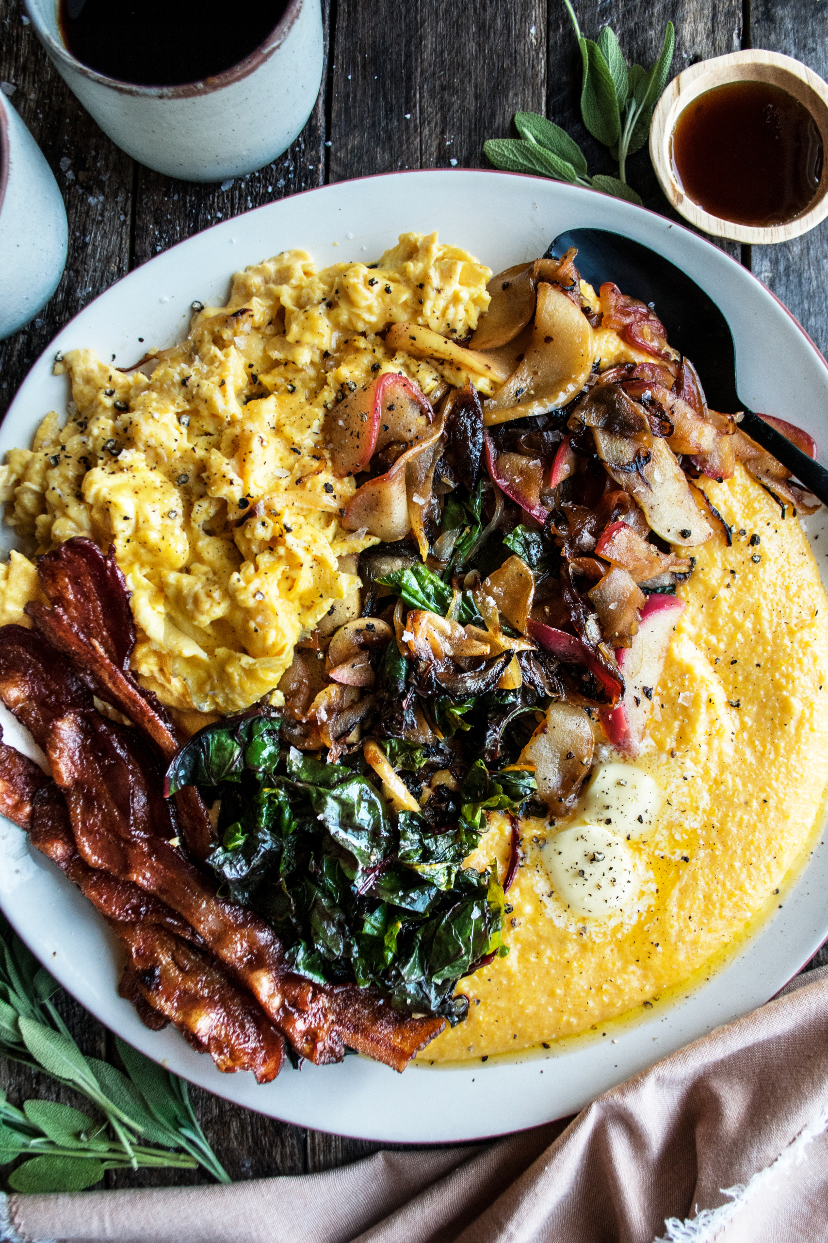 Polenta Breakfast Platter