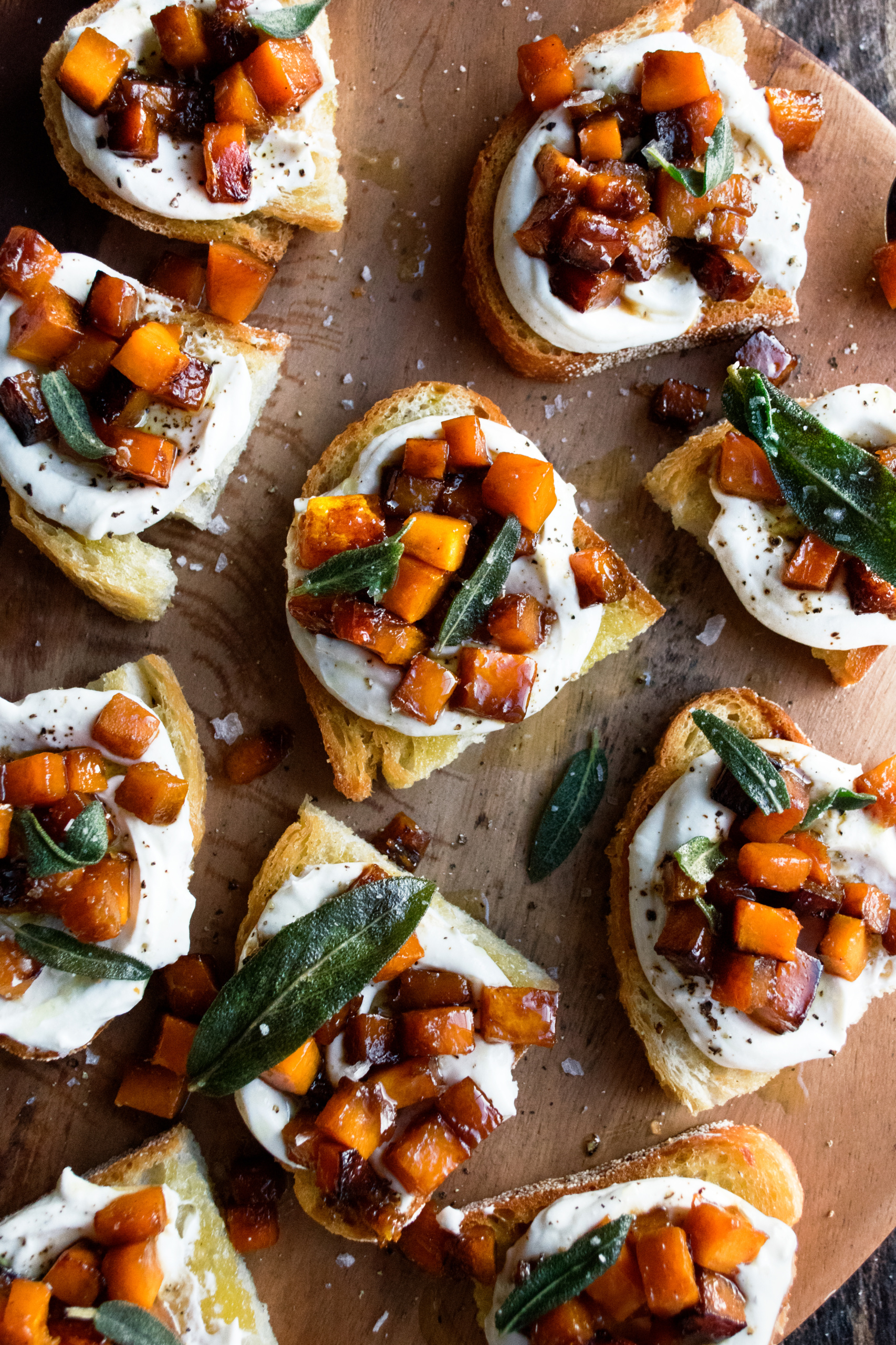 Caramelized Butternut Squash Toast