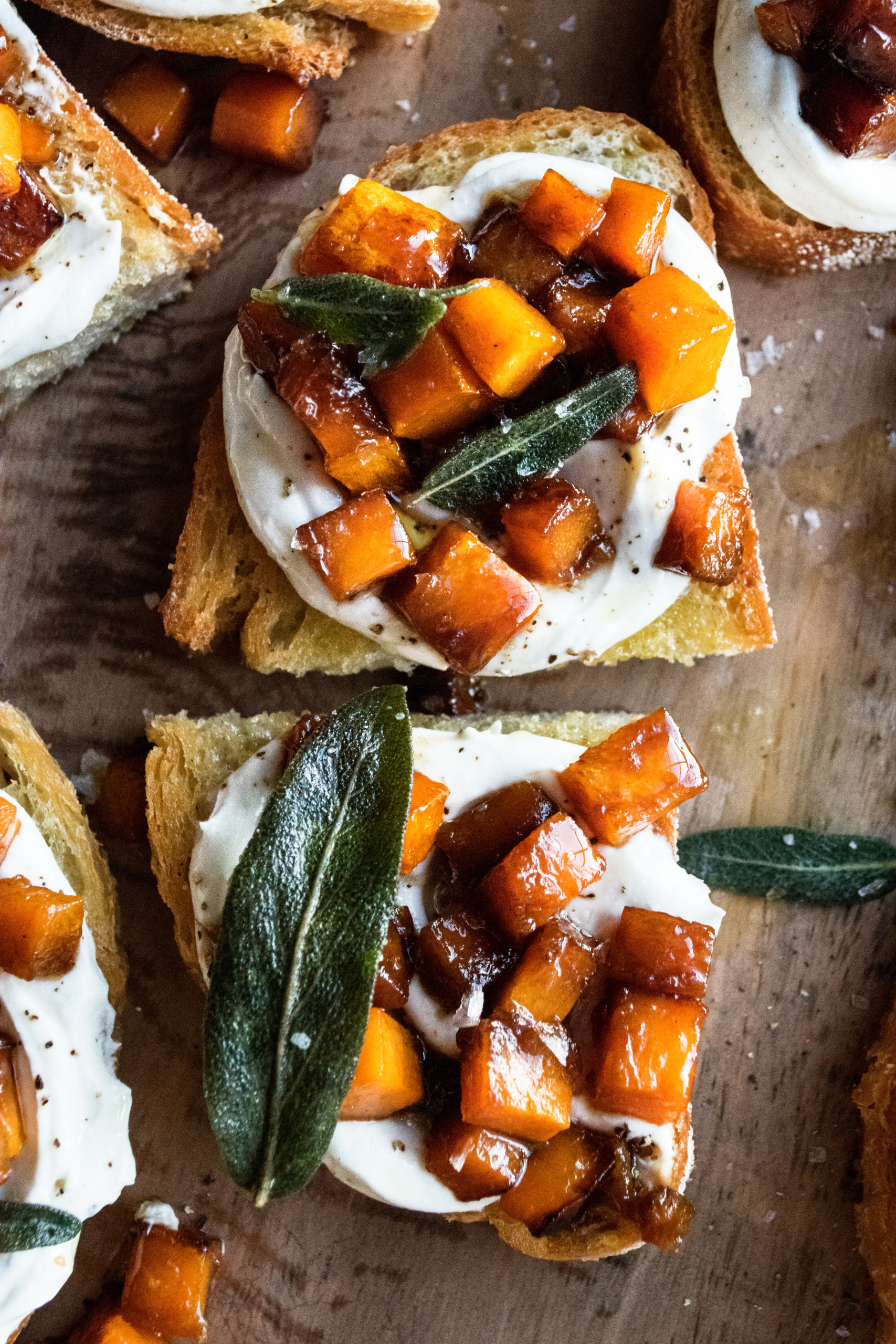Caramelized Butternut Squash Toast