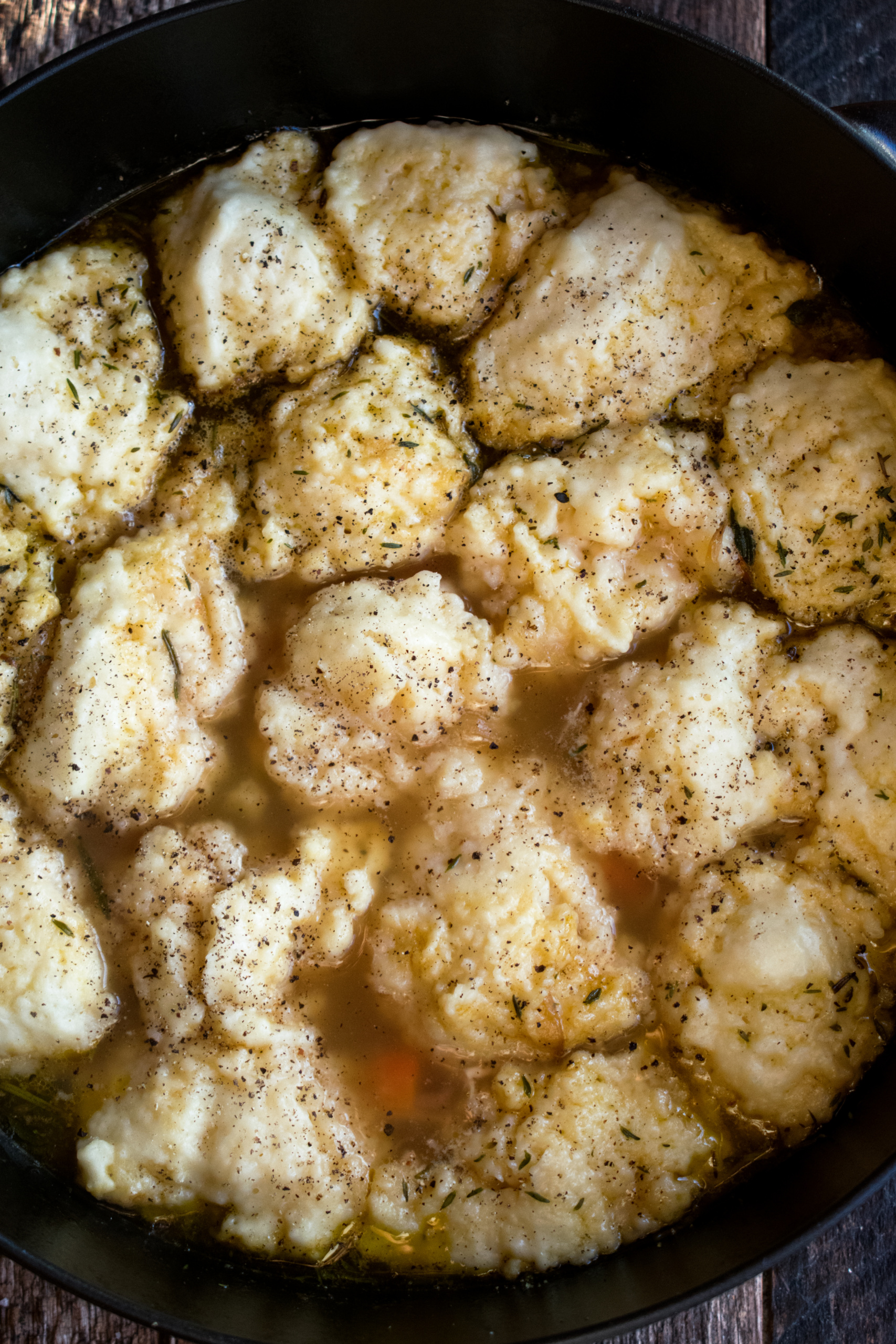 Leftover Turkey & Dumpling Soup