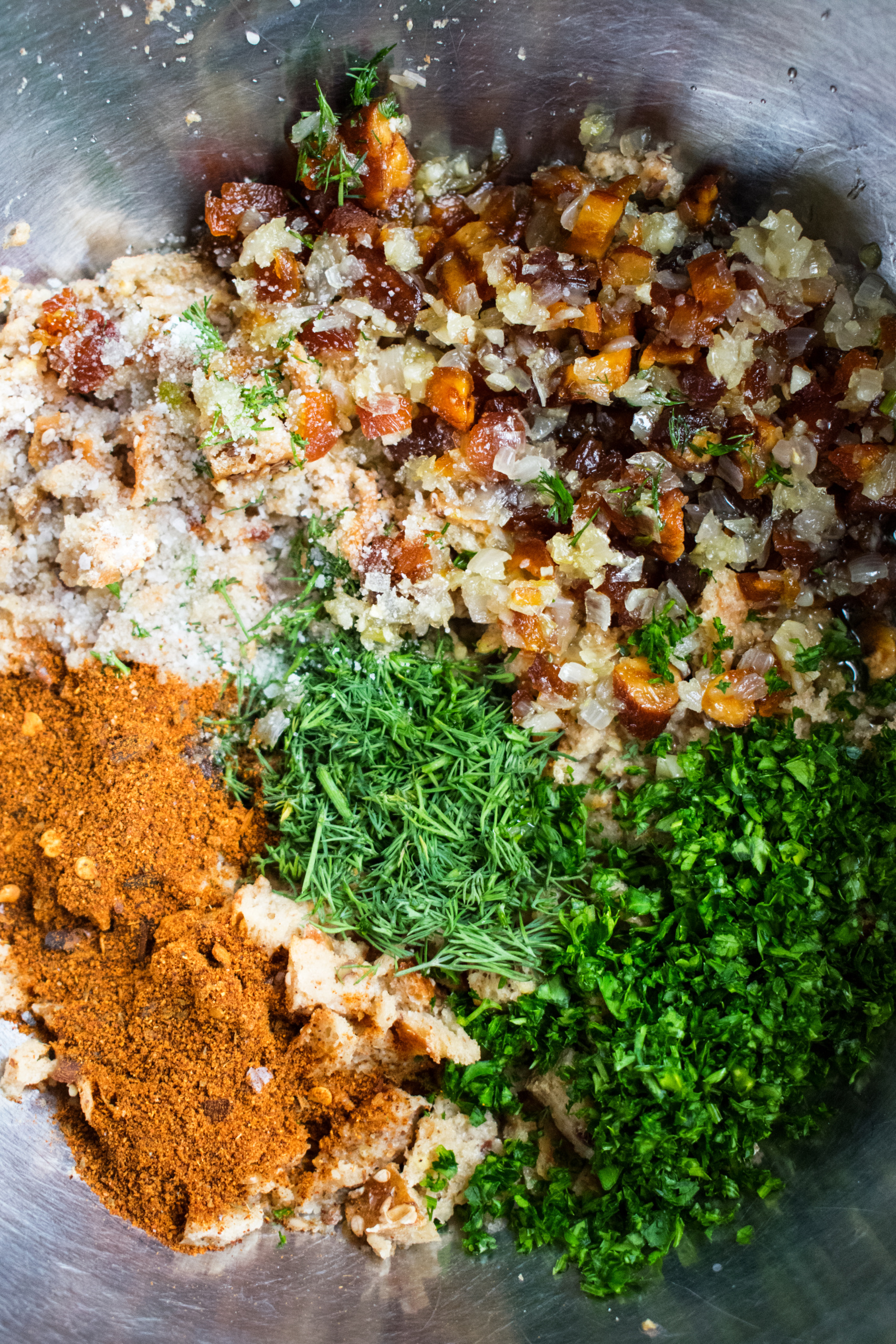 chicken meatball mixture