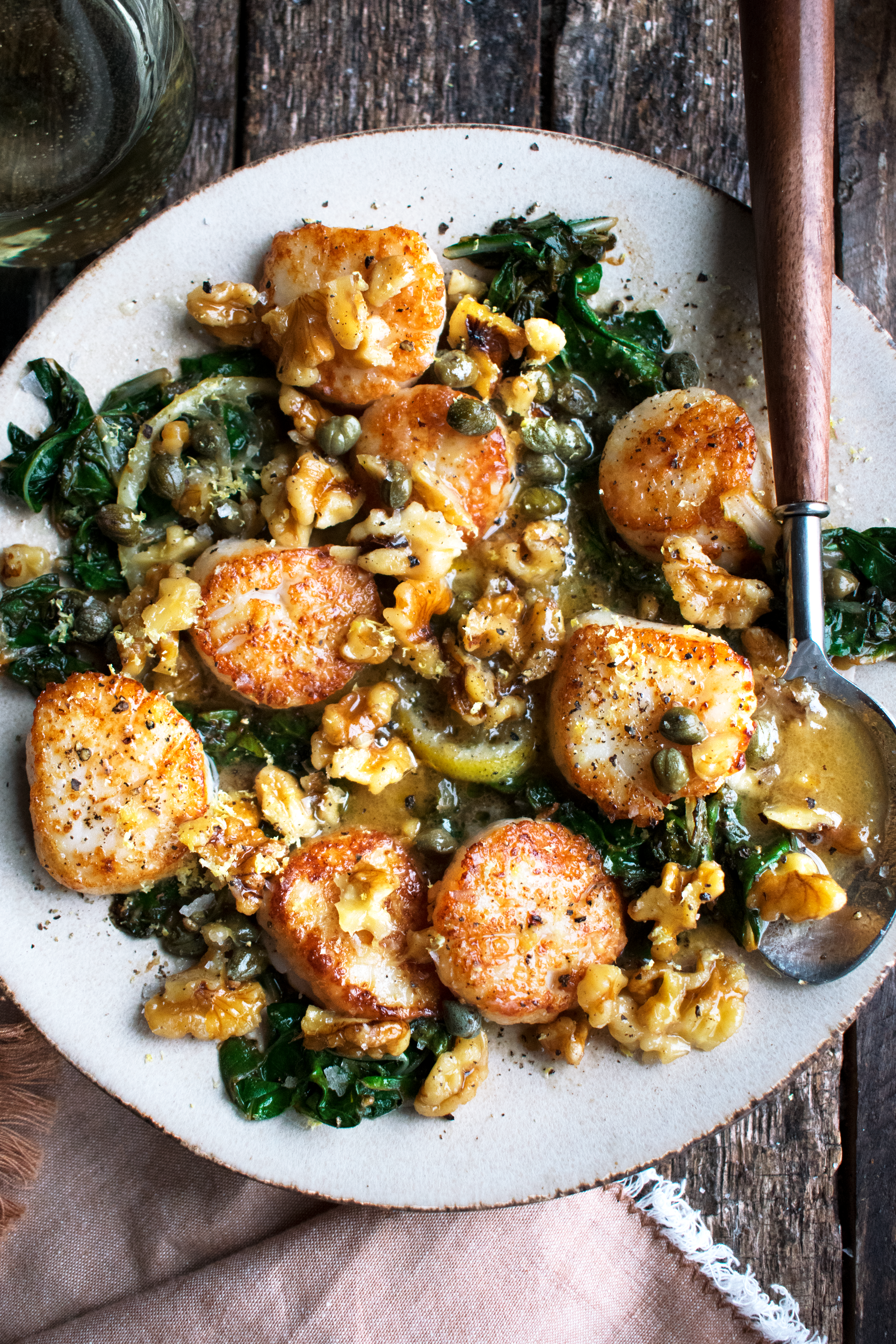 Lemon Butter Scallops