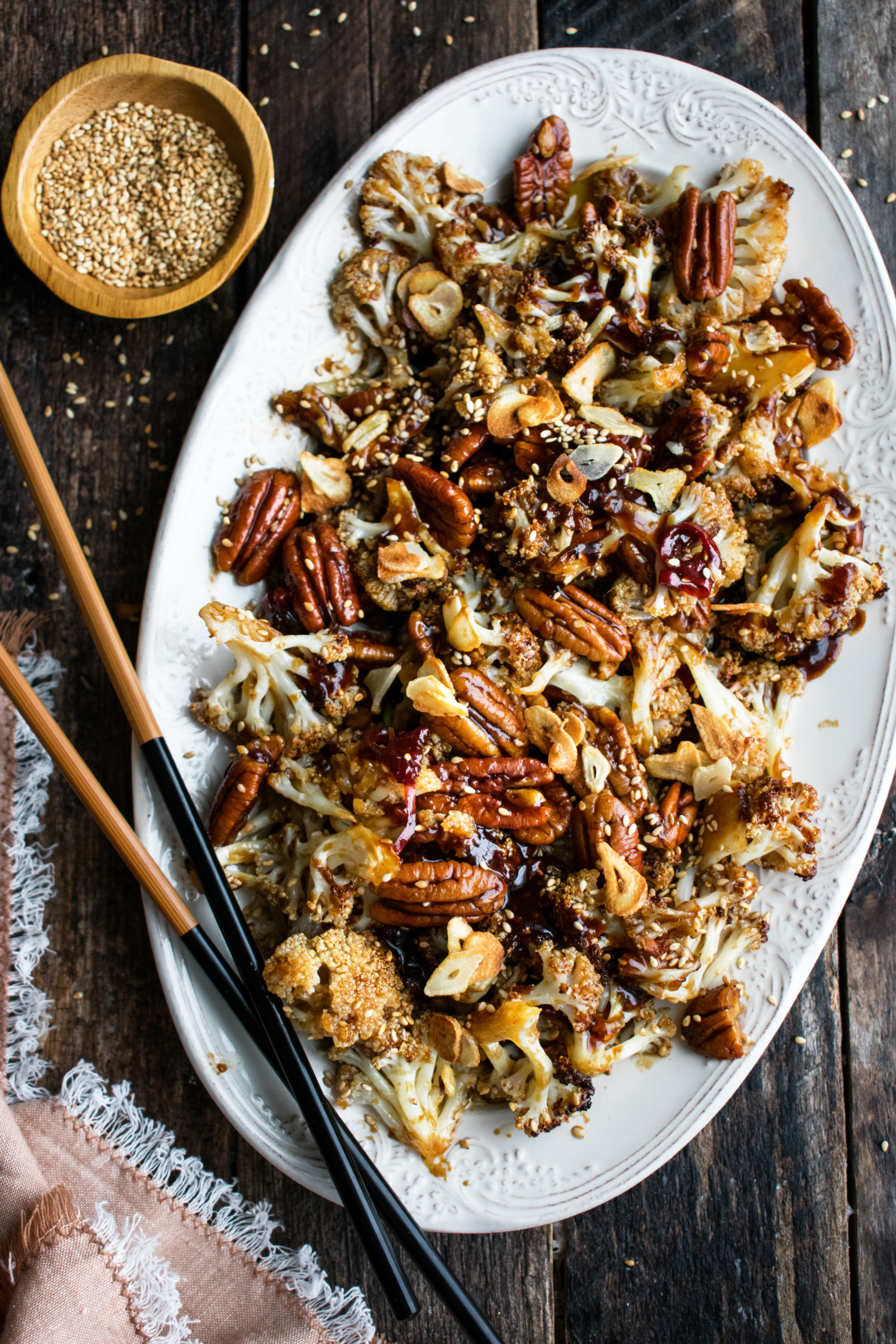 Spicy Sesame Cauliflower