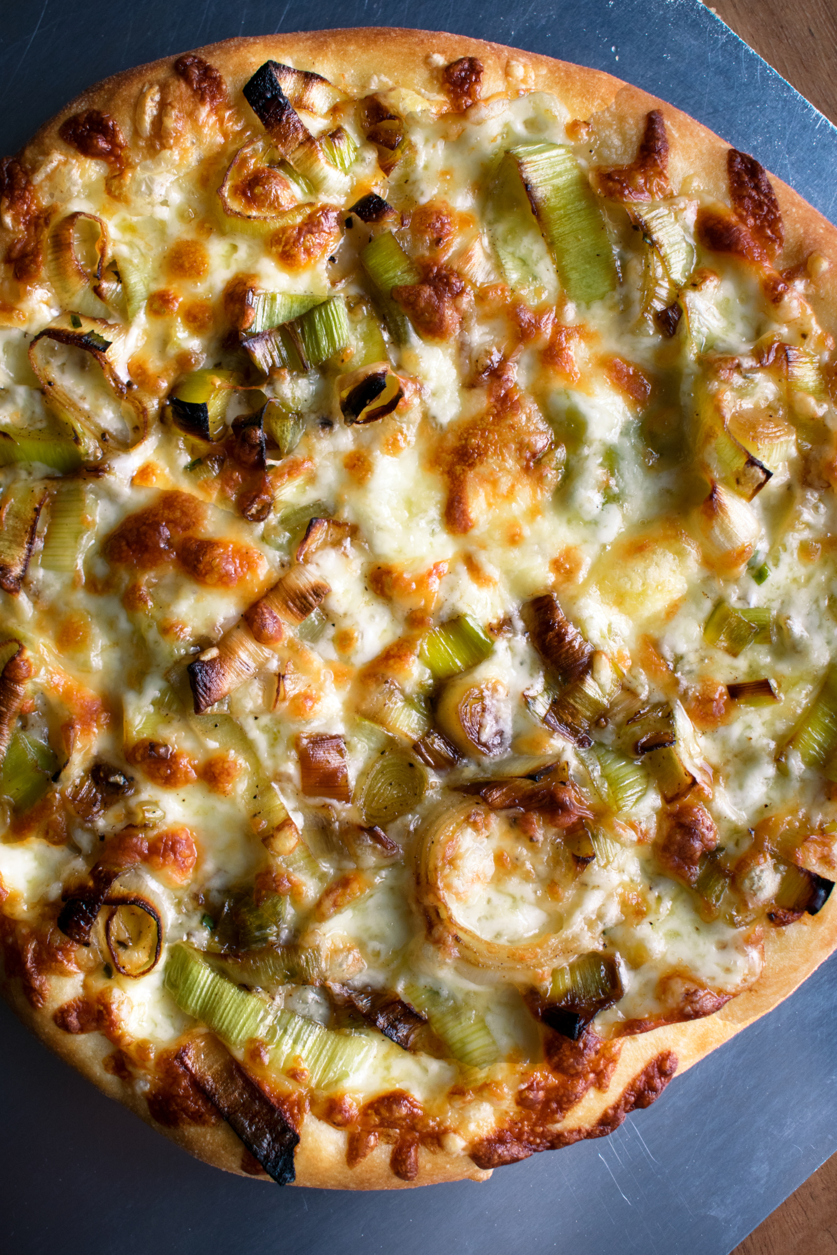 Caramelized Leek Pizza