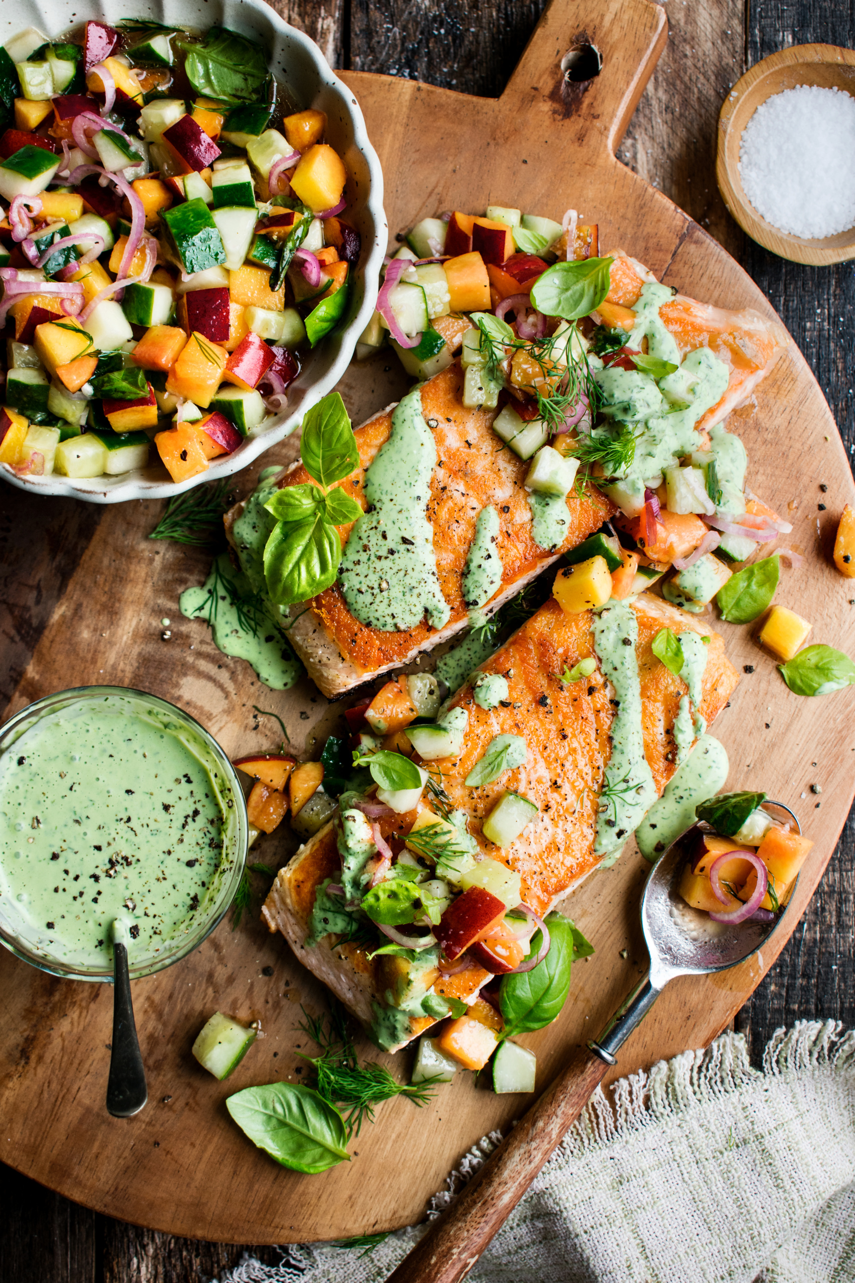 Green Goddess Salmon