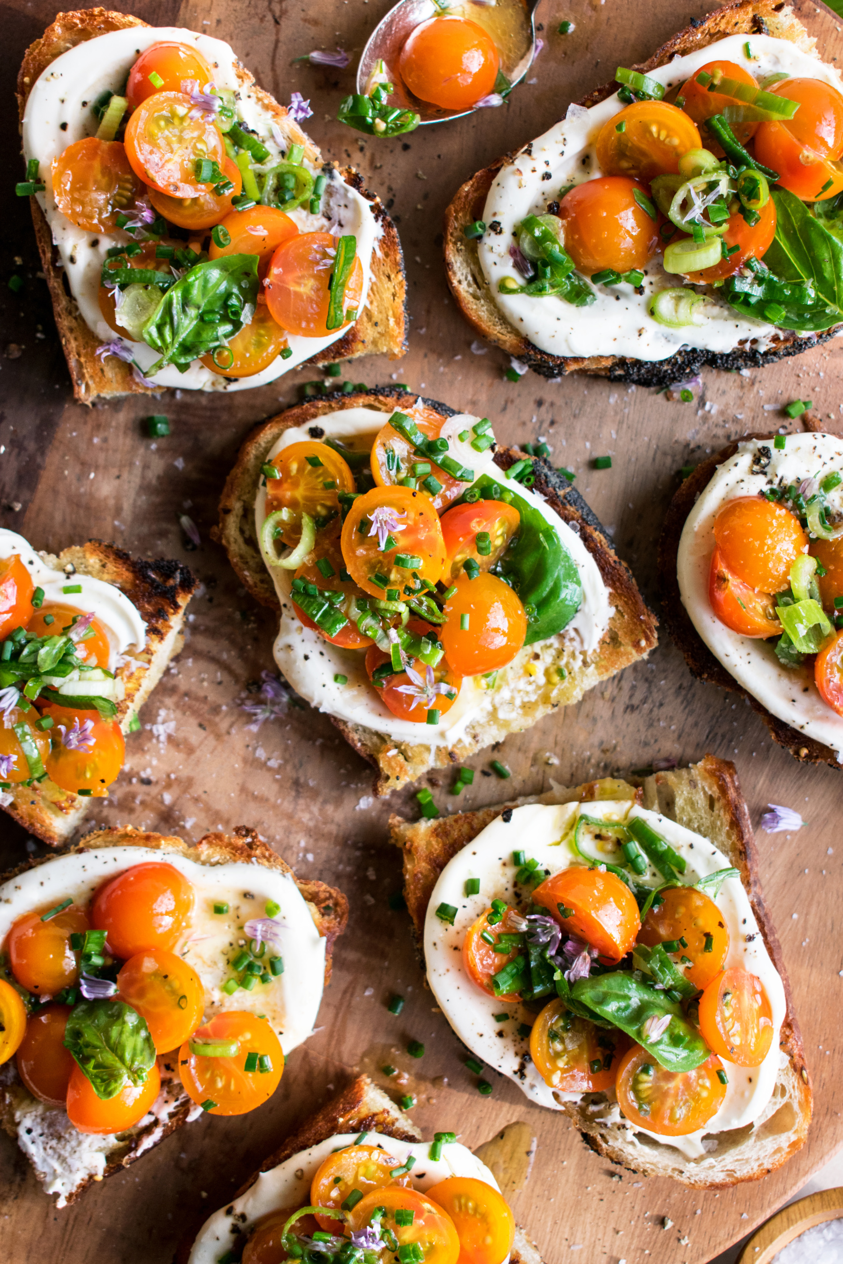 Marinated Tomato Toast