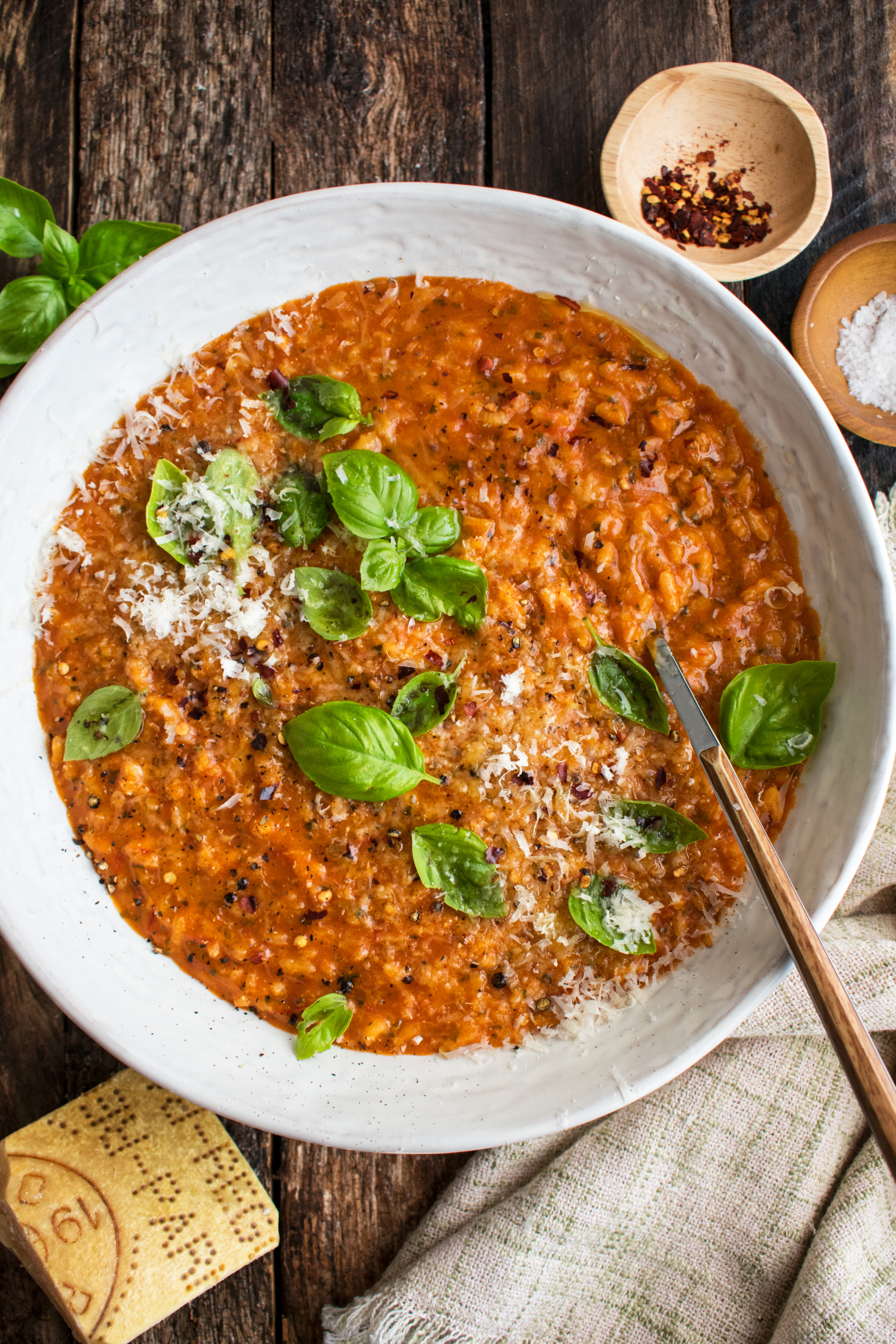 Tomato Basil Risotto