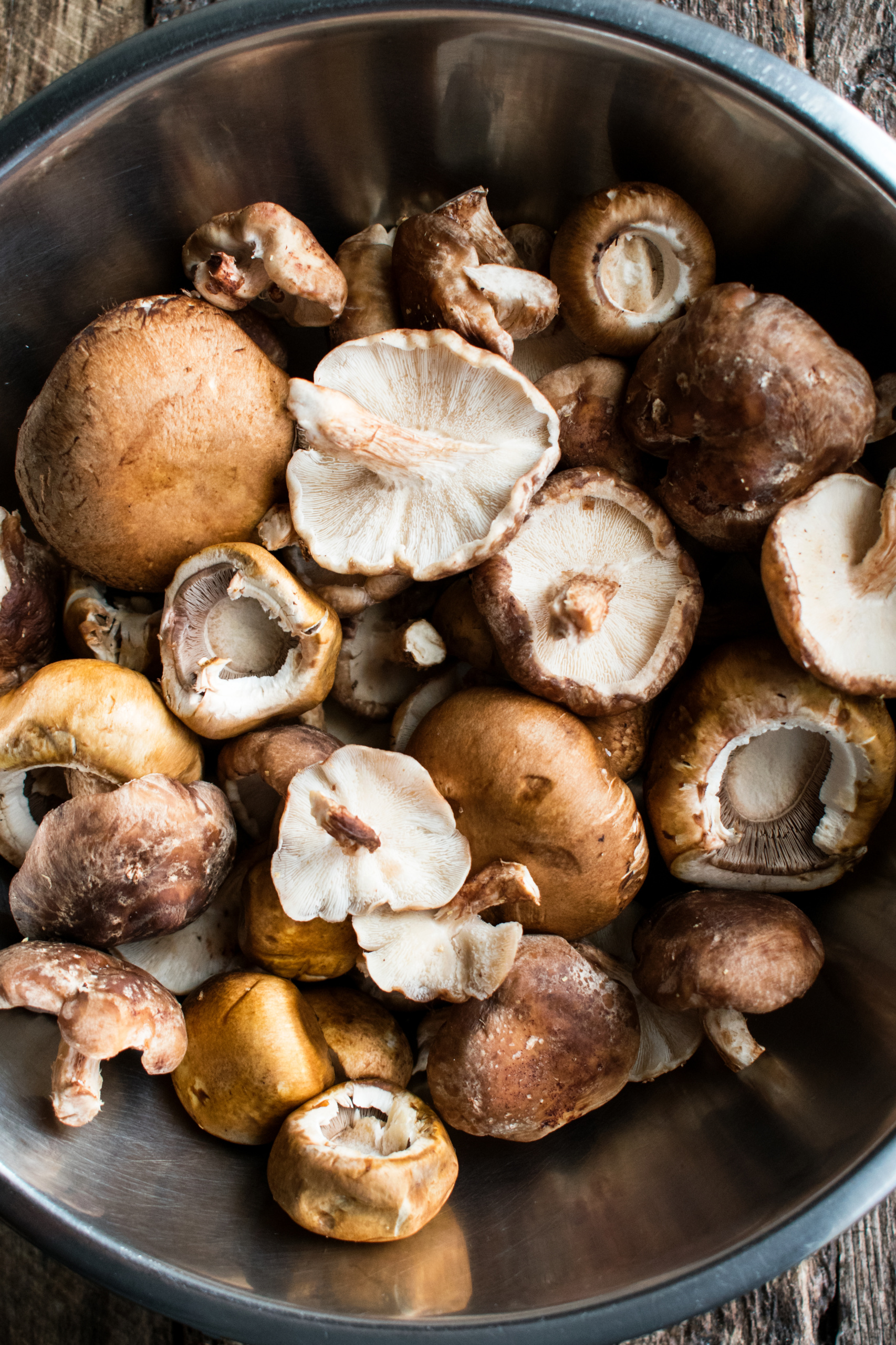 Mushroom Frittata with Asiago & Kale