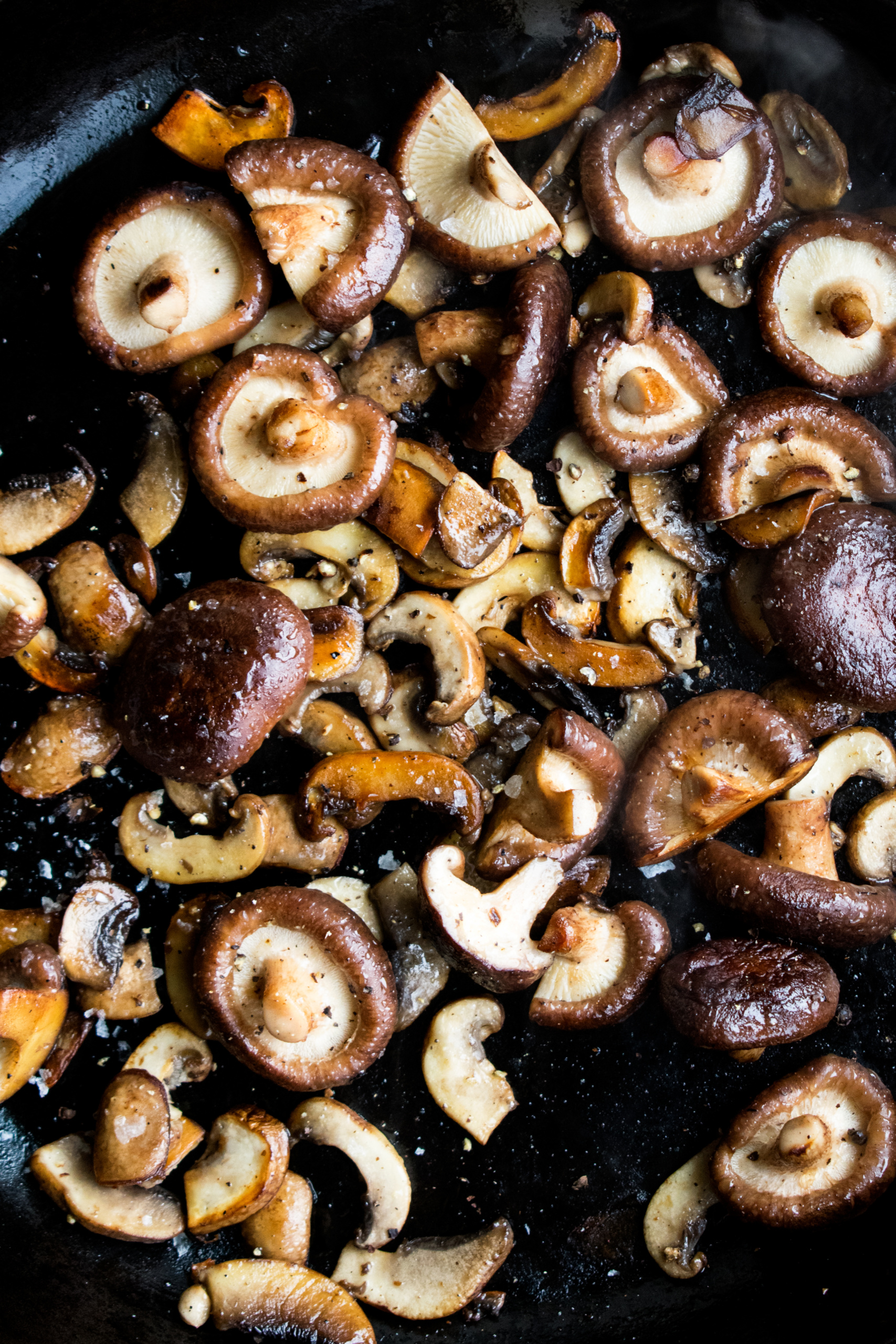 Mushroom Frittata with Asiago & Kale