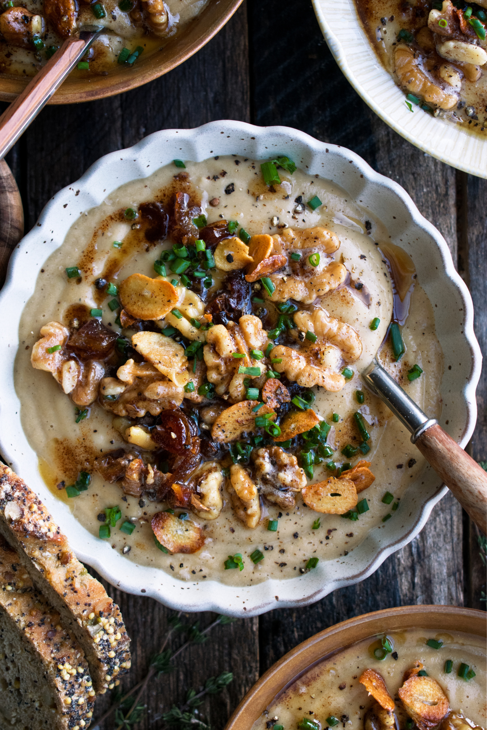 Roasted Garlic Parsnip Soup