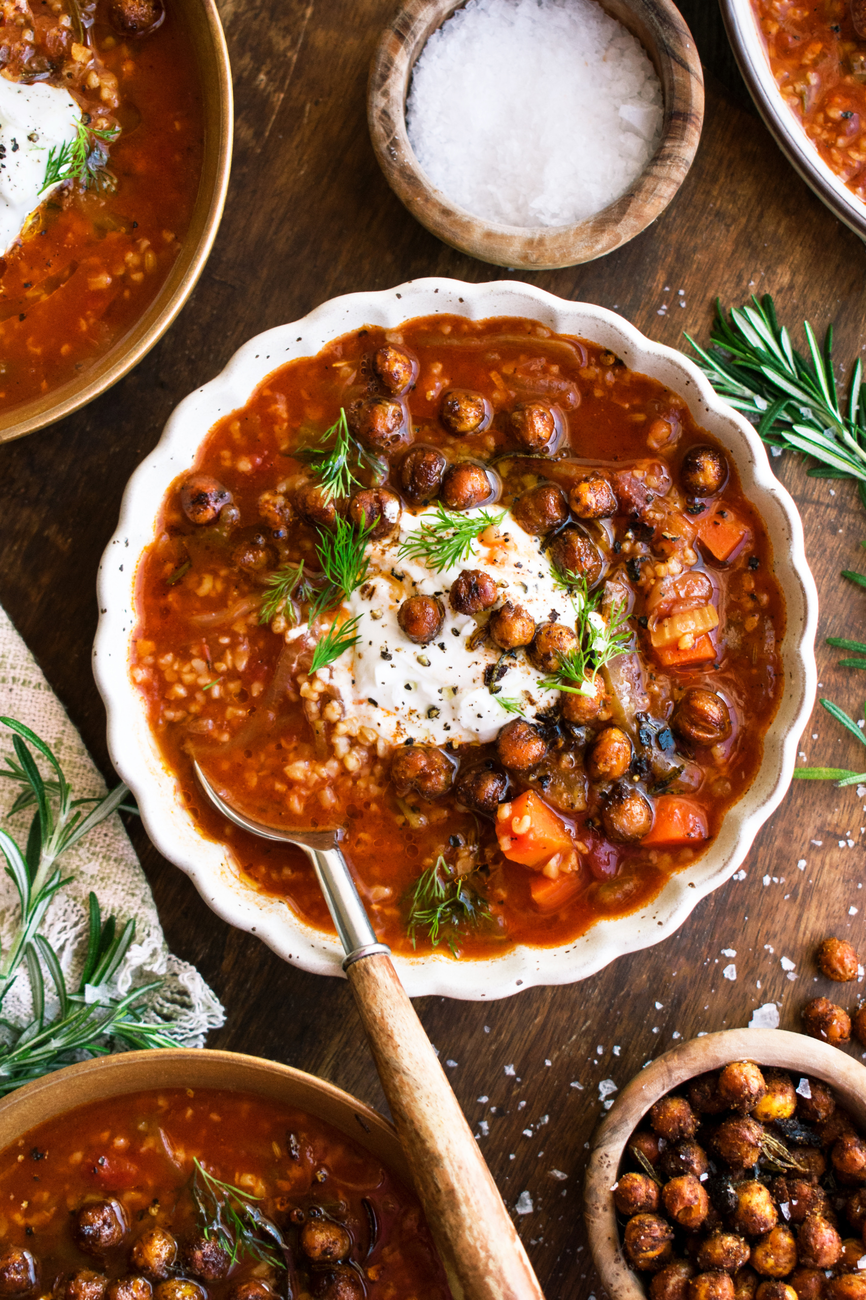 Spiced Tomato Bulgur Soup